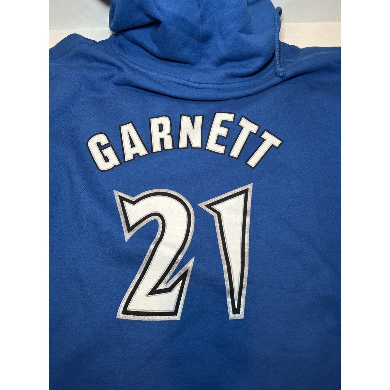 Kevin Garnett #21 Minnesota Timberwolves Mitchell & Ness Hooded Sweatshirt 3XL
