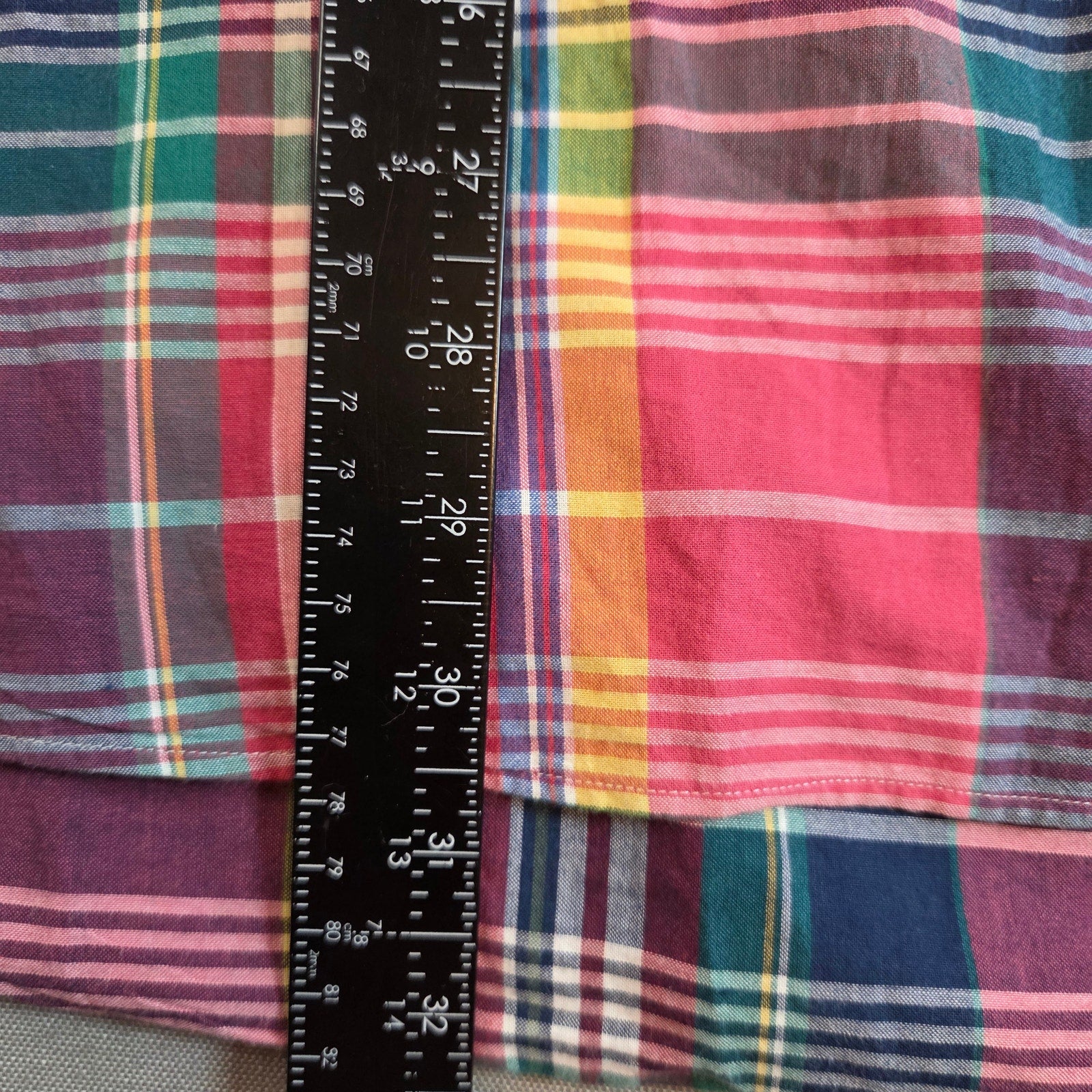 Polo Ralph Lauren XL Plaid Cotton Button Down Shirt Long Sleeve Multicolor