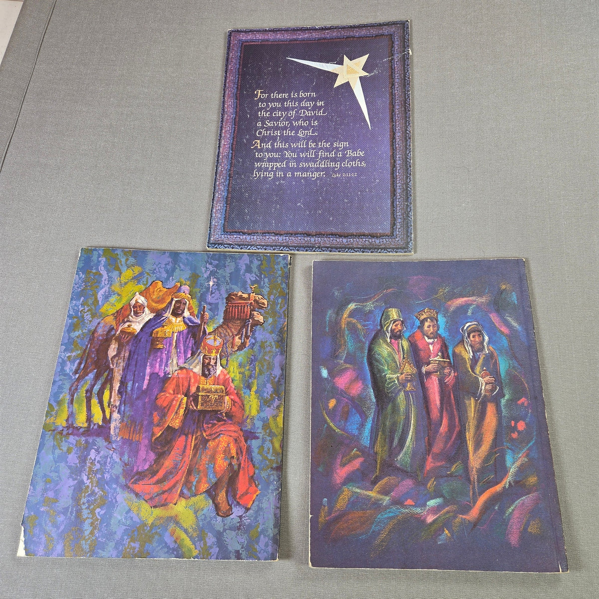 Vintage Christmas Annual Holiday Books Lot Augsburg Vol 37 40 44 1967 1970 1984