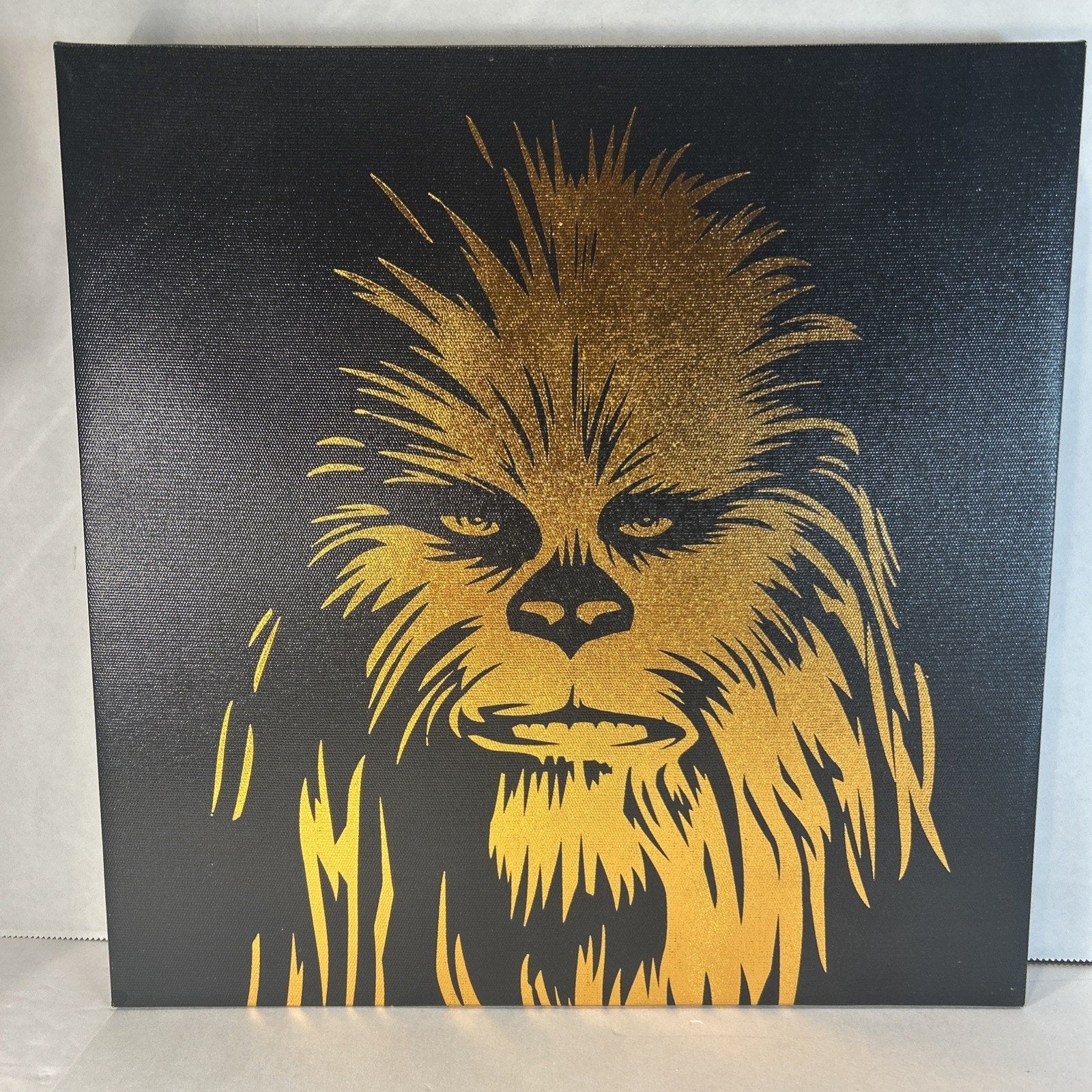 Star Wars Artissimo Gallery Wall Art of 12"x12" Chewbacca and Yoda
