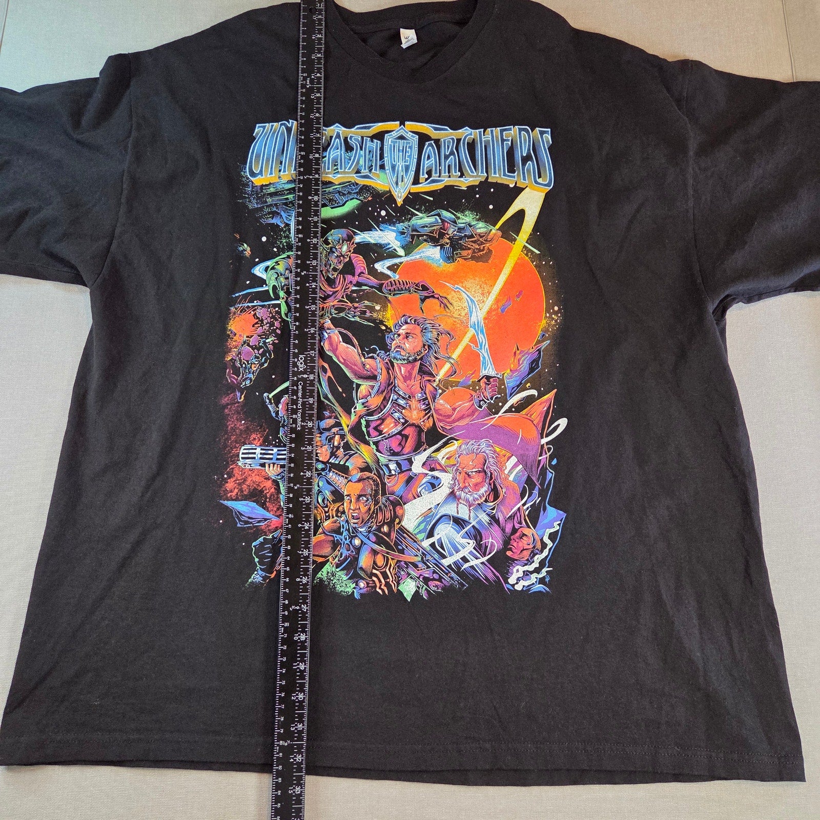 Unleash the Archers Band Tee Graphic Shirt 3XL Black Metal Concert