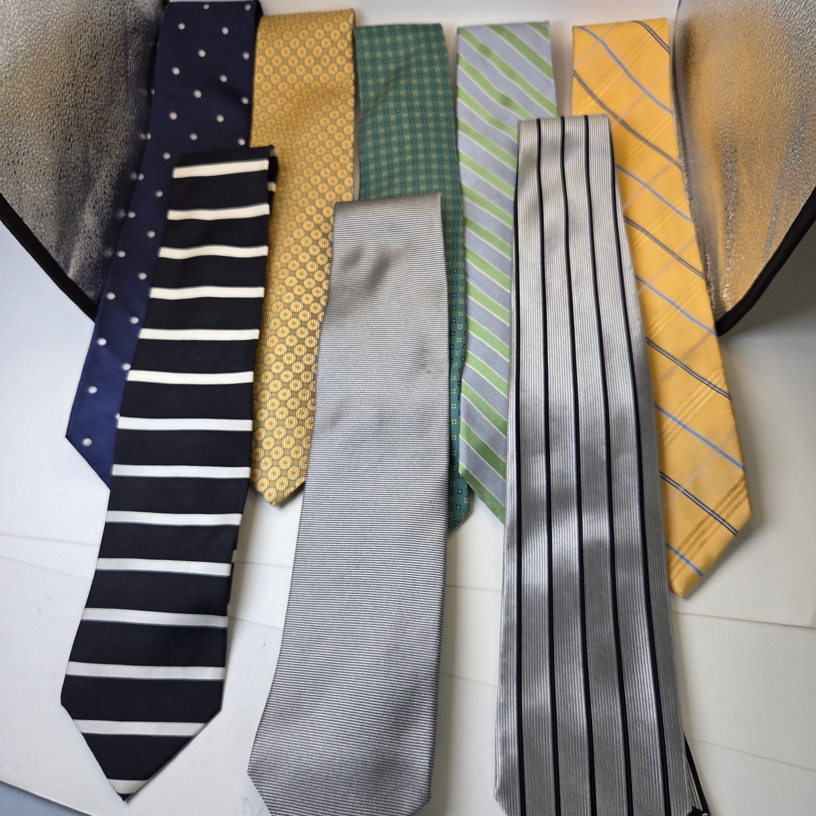 Designer Tie Lot of 8 Tommy Hilfiger Nordstrom Fratelli Damaged