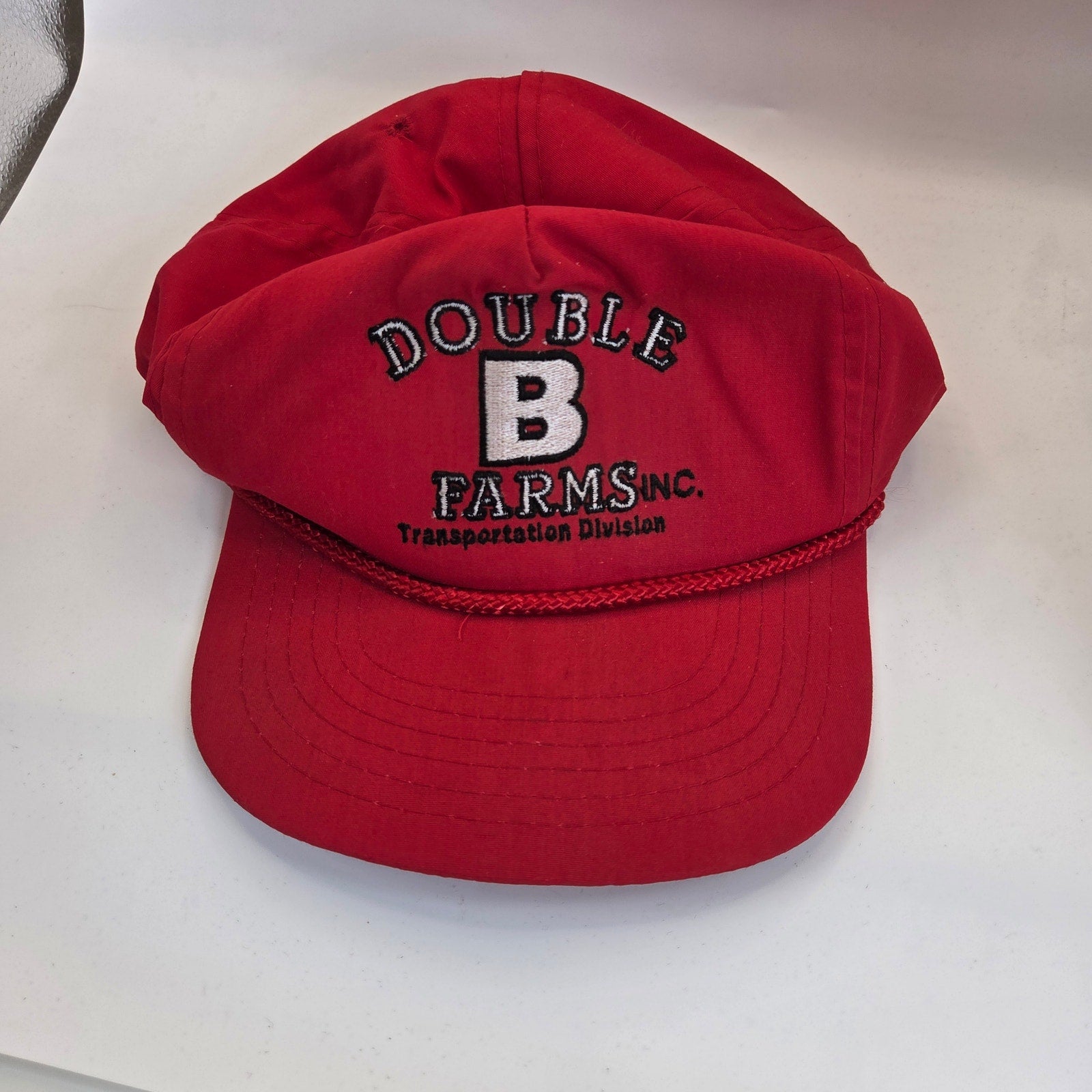 Vintage Double B Farms Transportation Division R&R Rope Snapback Hat OSFA