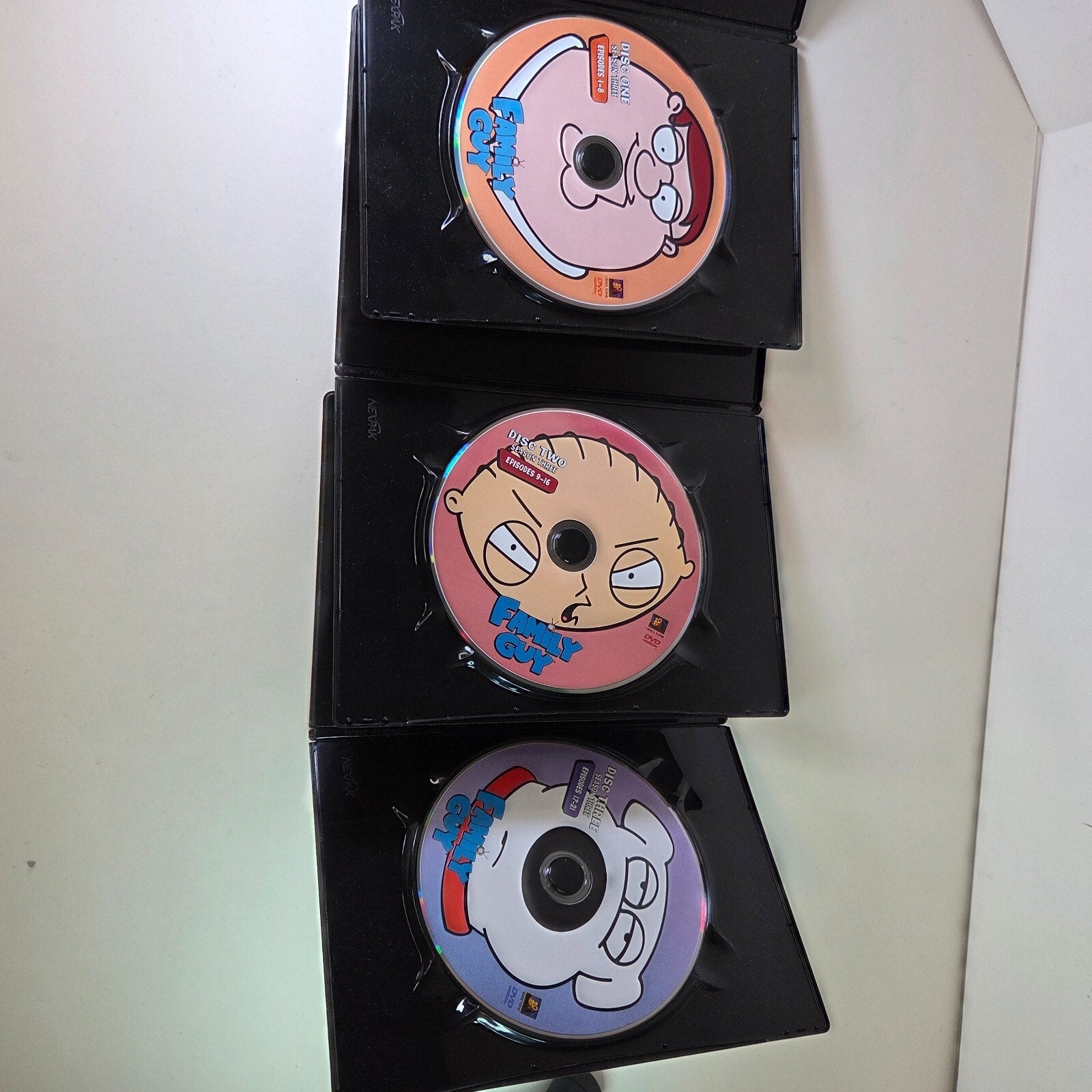 Lot of 2 Family Guy Volume 1 & 2: Season 1, 2 & 3 DVDs