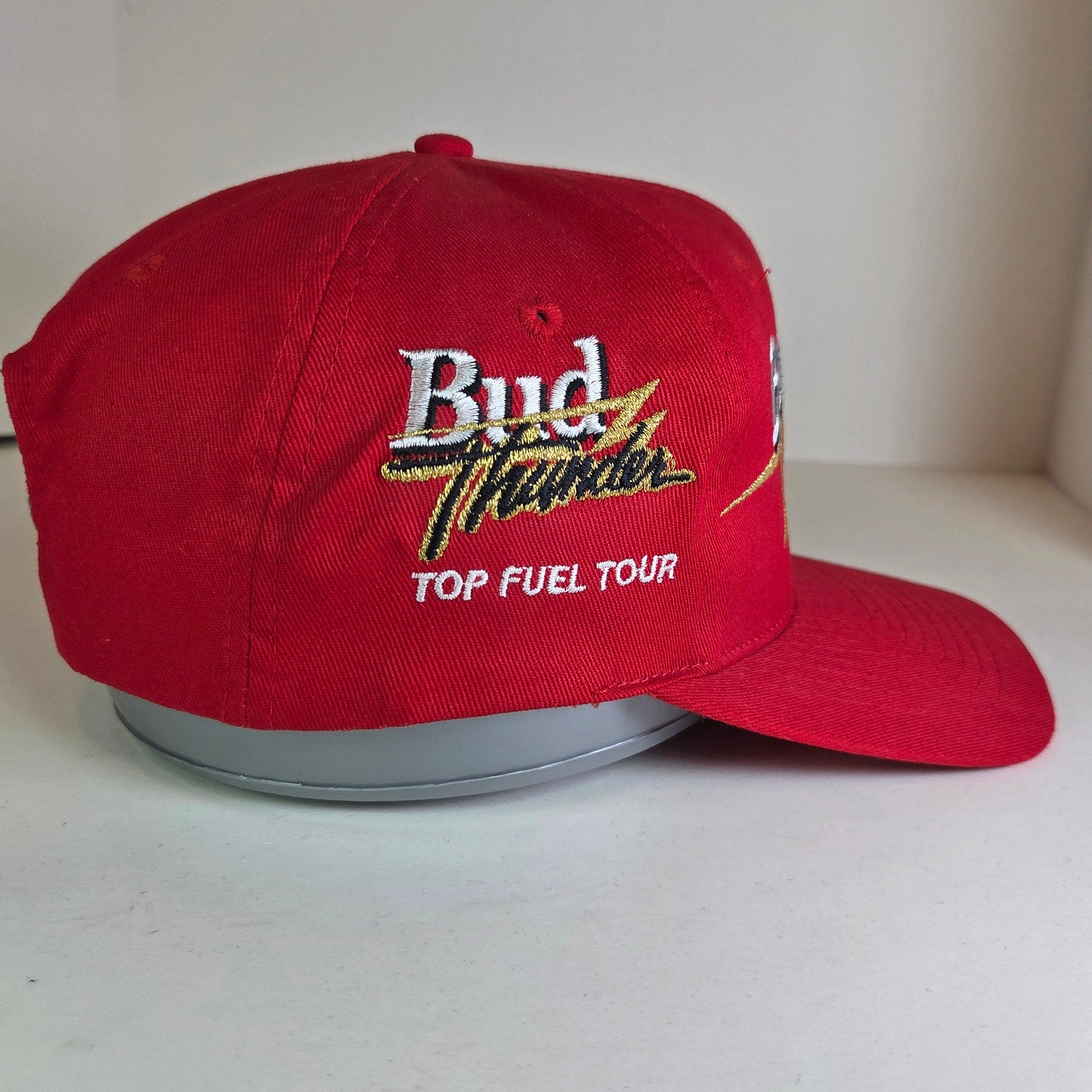 Vintage Bud King Kenny Bernstein Snapback Hat Drag Racing Budweiser KC Cap