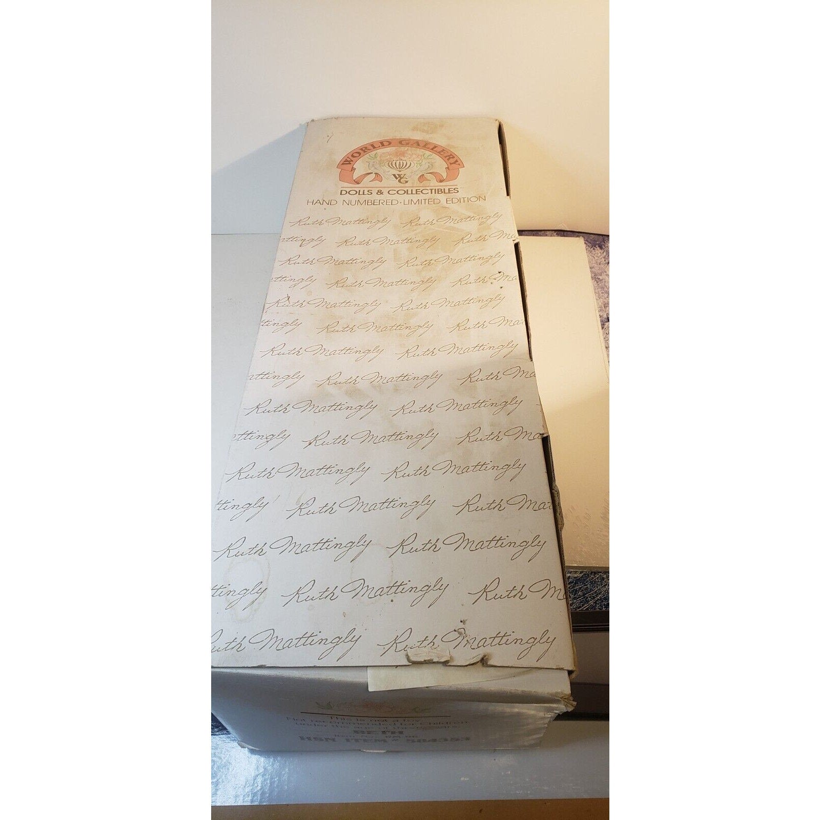 World Gallery 24" Beth Porcelain Doll by Ruth Mattingly Ltd Ed 157/1500 COA Box