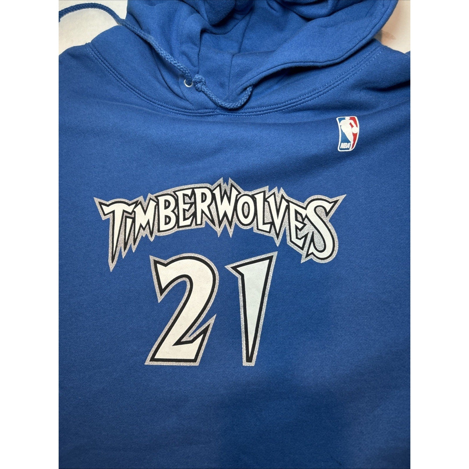 Kevin Garnett #21 Minnesota Timberwolves Mitchell & Ness Hooded Sweatshirt 3XL