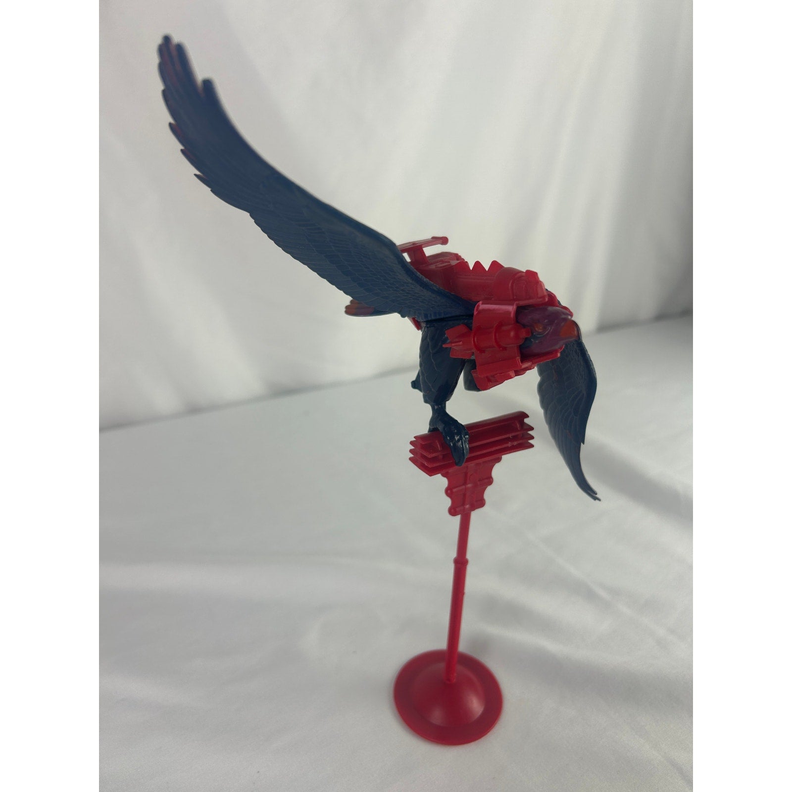 Vintage Masters of the Universe Screeech Bird w Perch Harness 1983 Mattel