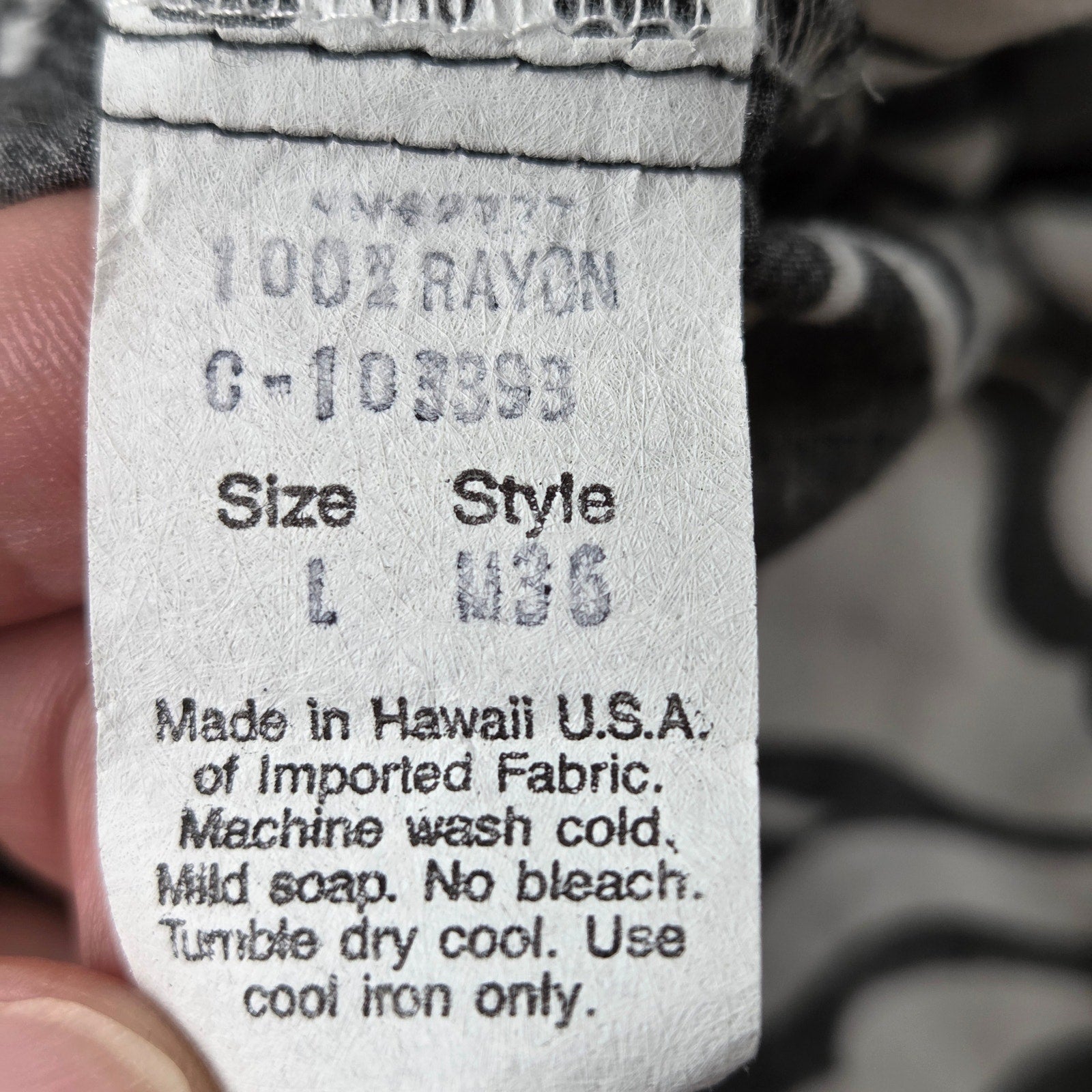 Kahala Hawaiian Islands Aloha Shirt Mens L Rayon Floral Made Hawaii USA