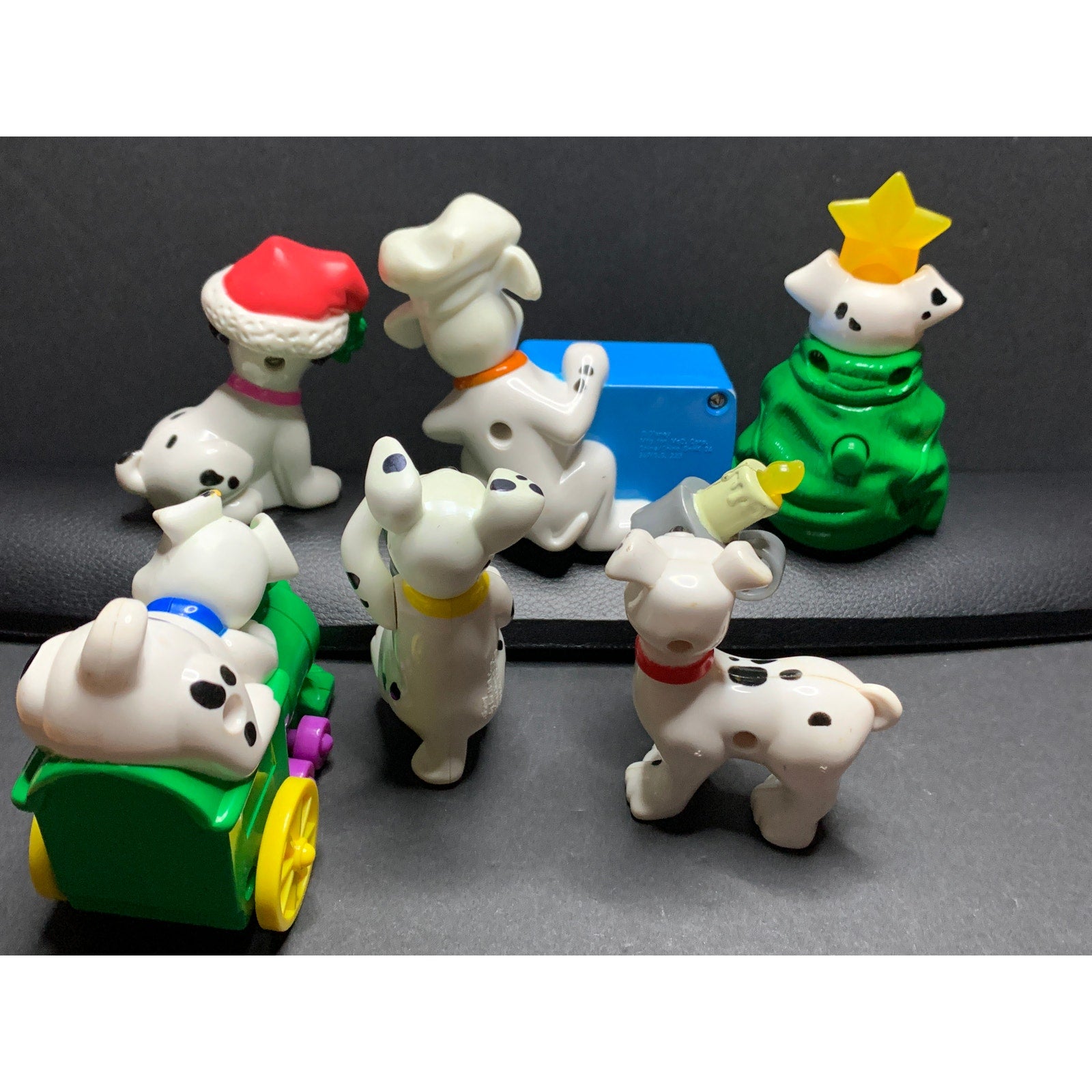 2000 Disney 102 Dalmatians McDonald's Happy Meal Toys Dogs With Lights Set of 6