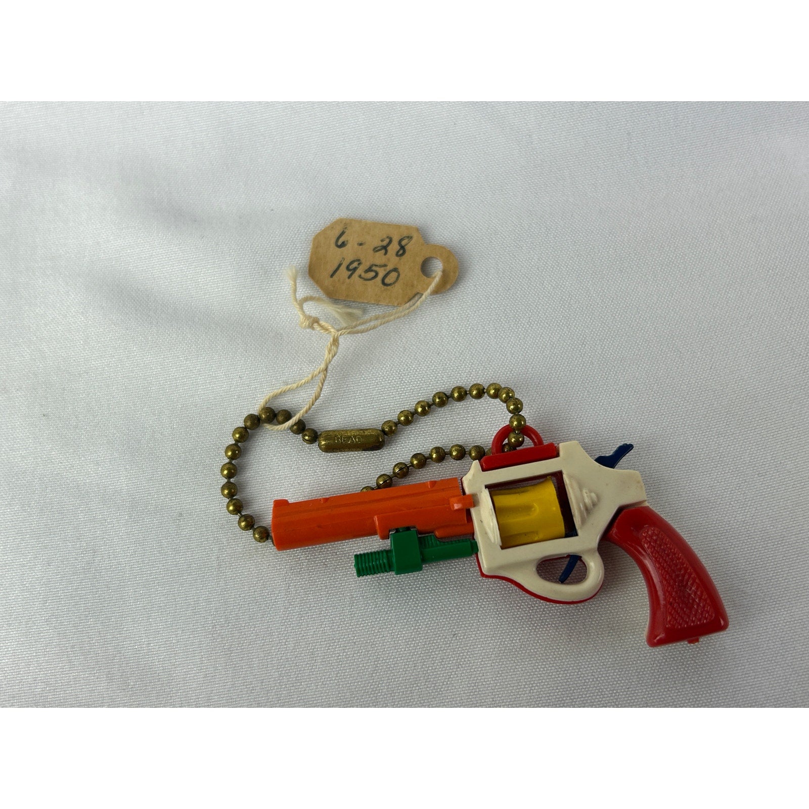 Vintage 1950s Western Cowboy Keychain Puzzle Toy Lot Horses Wagon Gun