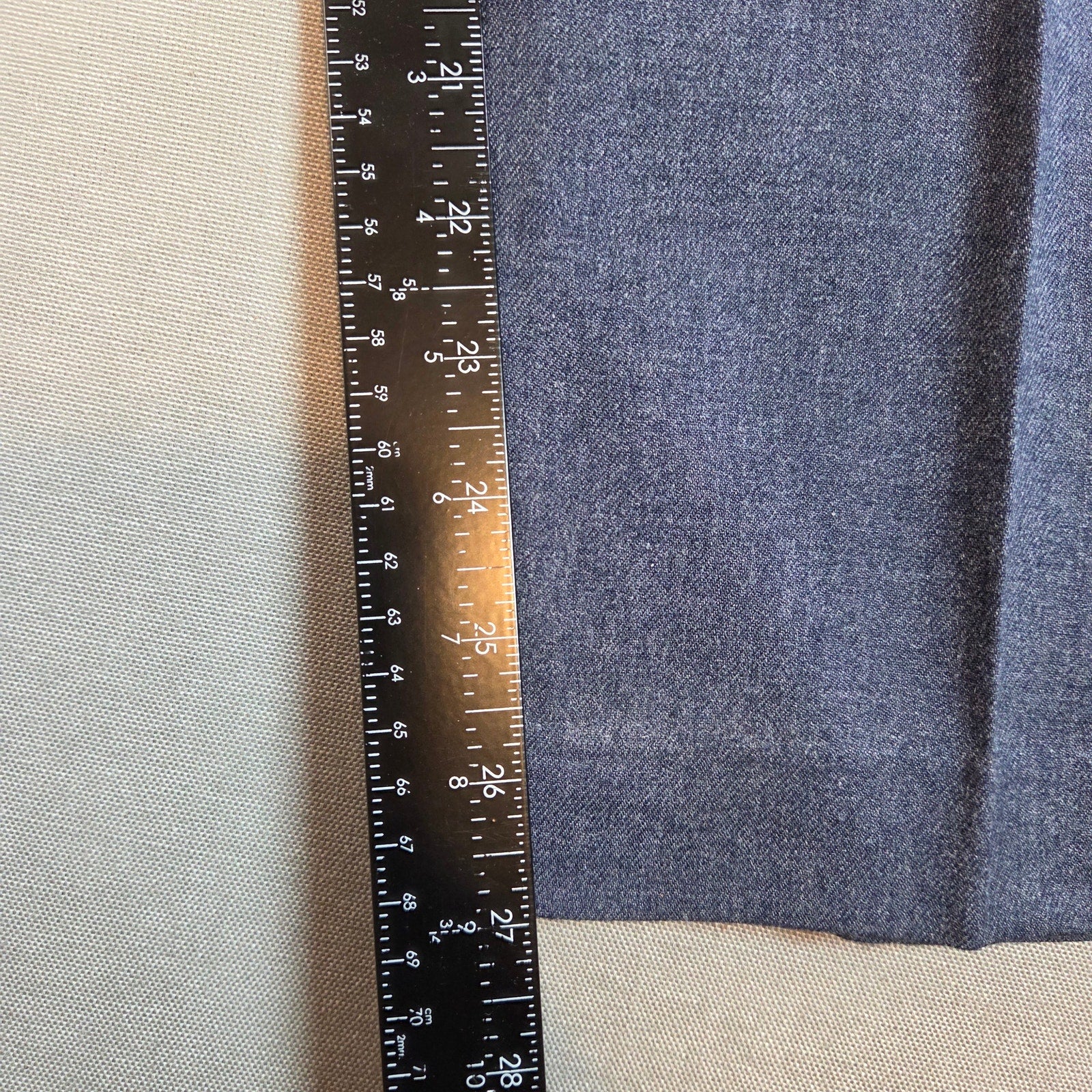 Vintage 1970s B.P. Britches Blue Dress Slacks 38x27 Wool Blend USA Made