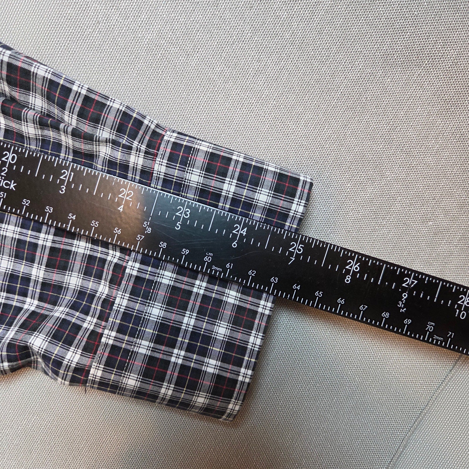 Lauren Ralph Lauren Classic Fit Non Iron Plaid Shirt 17 34/35 Cotton