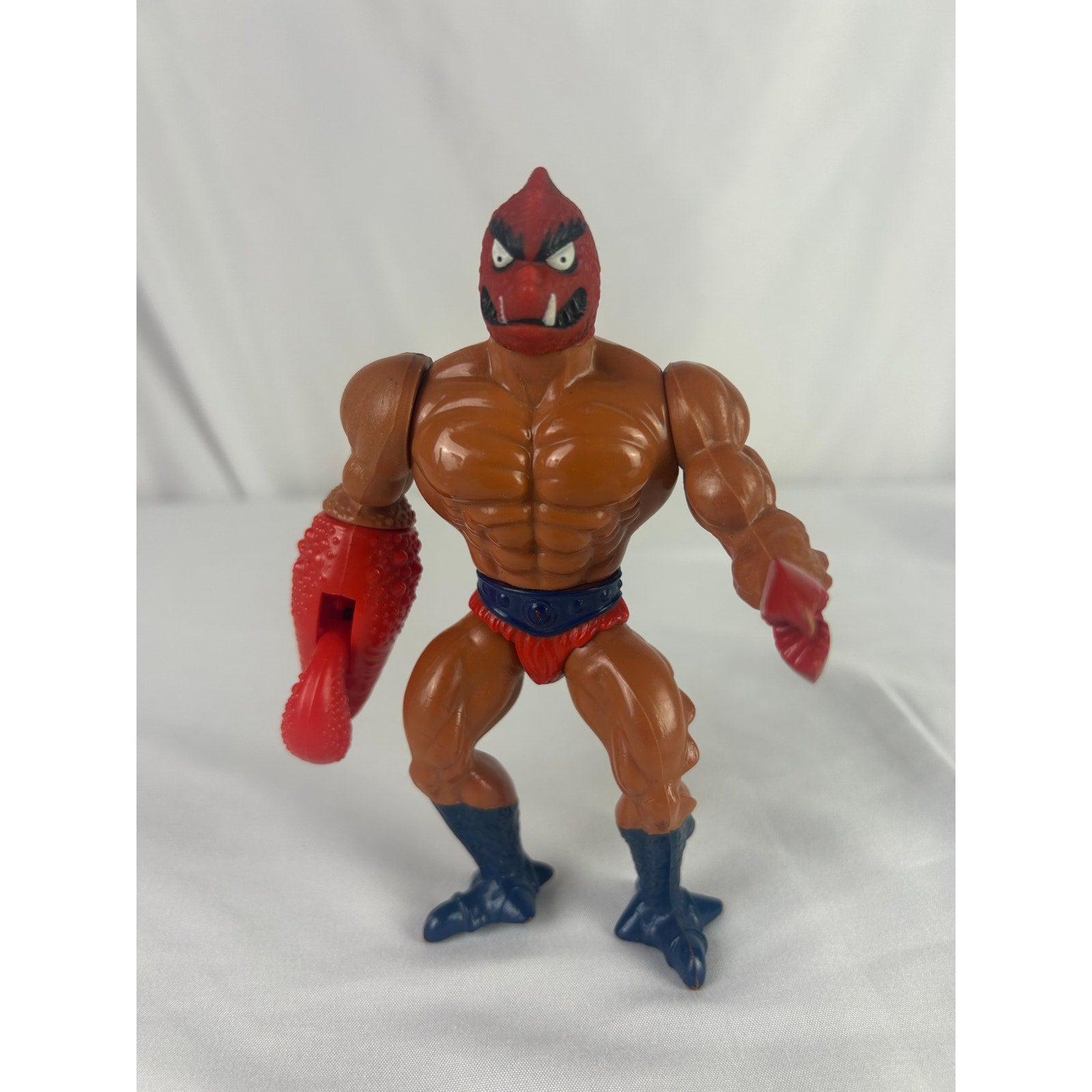 Vintage 1984 MOTU Clawful Masters of the Universe Mattel Hong Kong Figure