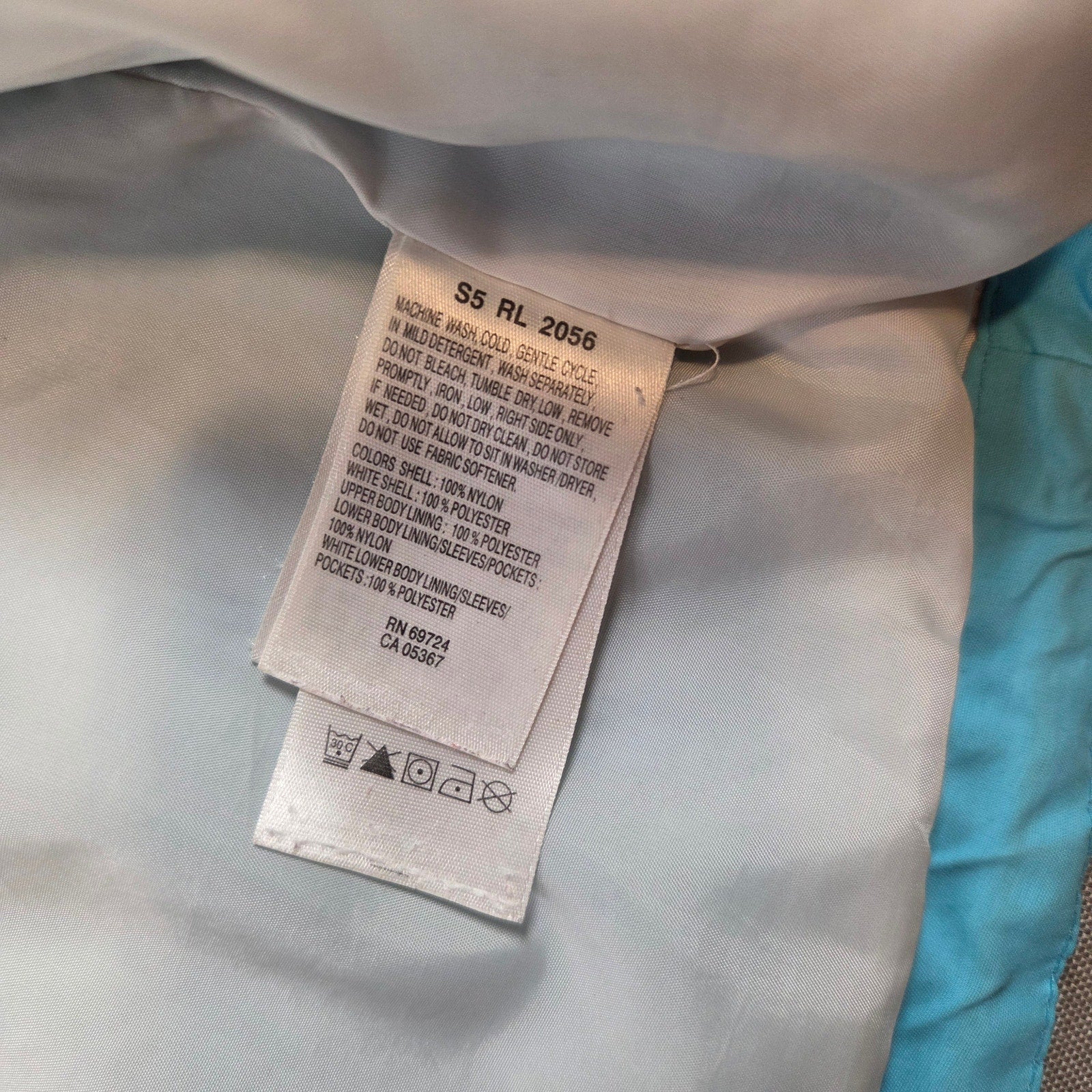 Columbia Women’s XL Blue Gray Hooded Windbreaker Jacket Lightweight Nylon