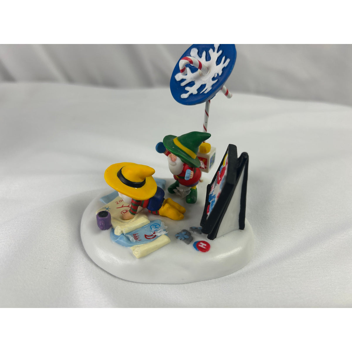 Dept 56 Santa's Flight Planning Team 57206 North Pole Village 2005 Retired