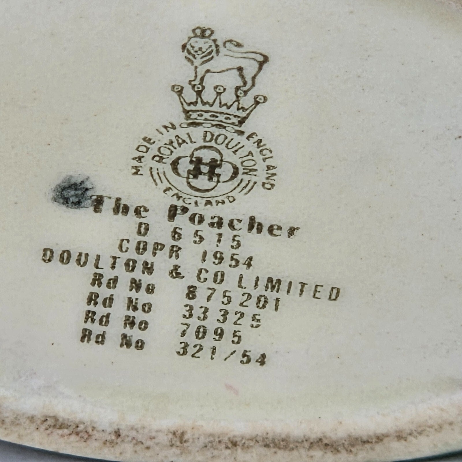 Royal Doulton The Poacher Toby Mugs Pair 1954 Mini & Small Sizes 2.5in 4in