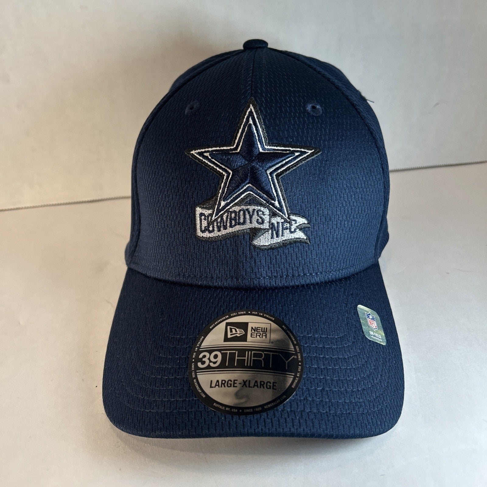Dallas Cowboys New Era 39Thirty Large/XLarge Navy Blue Hat