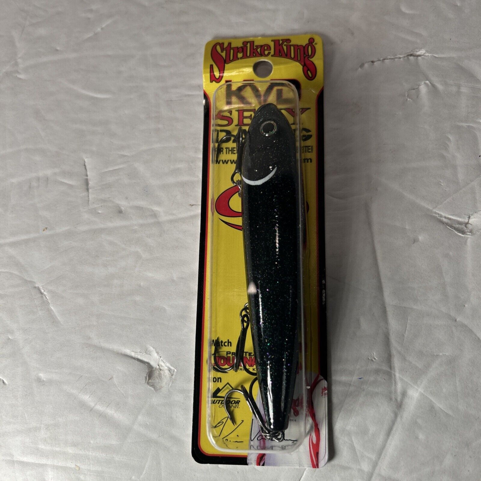 Strike King KVD 4 1/2-inch Sexy Dawg - Black Lab HCKVDSD-668