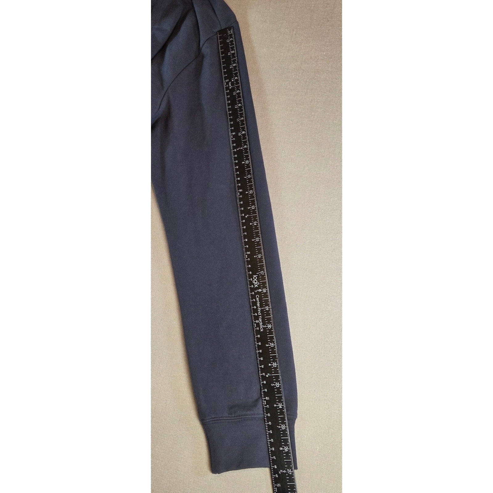 RVCA Full Zip Jacket XL Navy Cotton Blend Logo Streetwear