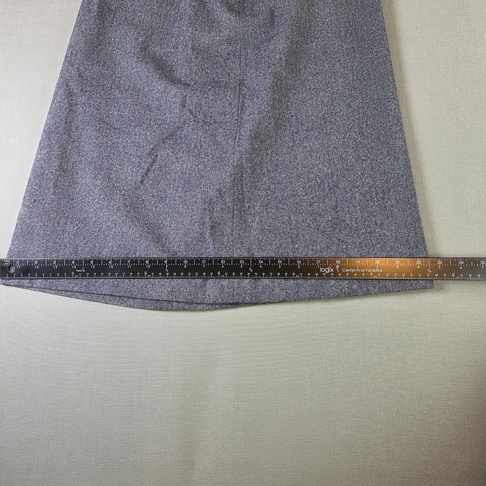 Pendleton Virgin Wool Skirt Womens 10 Herringbone USA Vintage Midi A Line