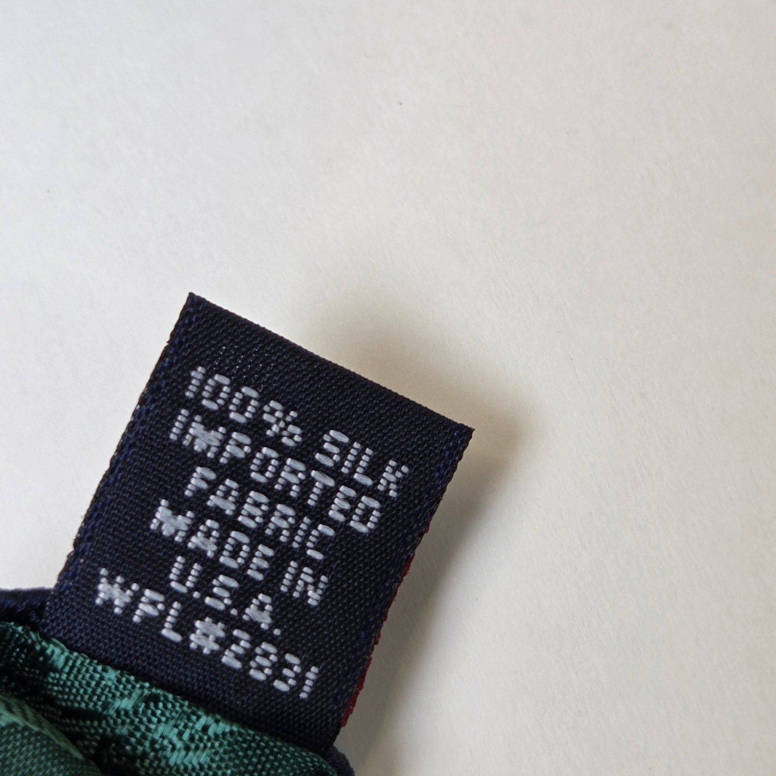 Tommy Hilfiger Silk Tie Lot 3 Green Blue Classic 3.75 USA Contrast Tips