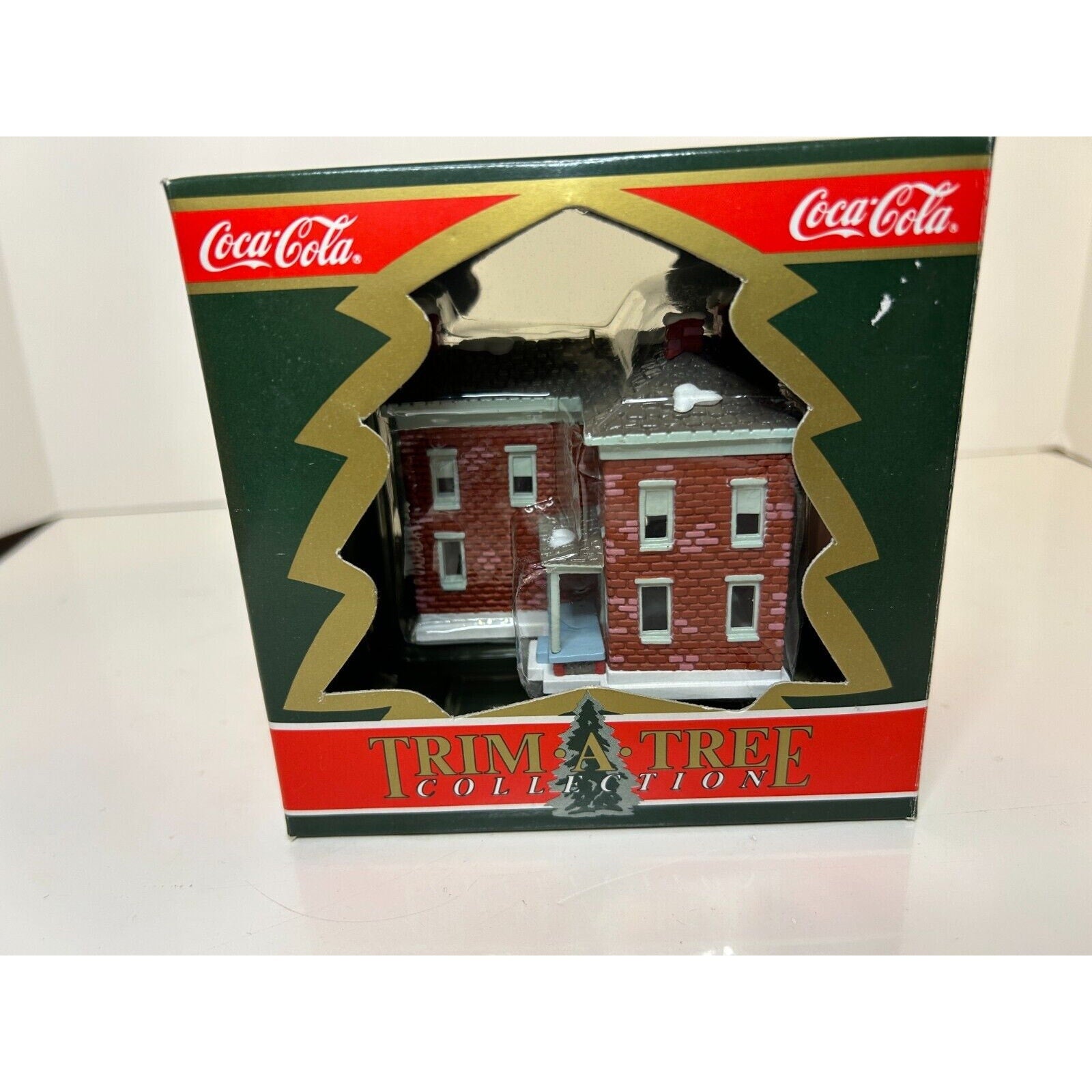 Coca-Cola Trim-A-Tree Collection Ornaments Set of 2 Vintage 1990s x79