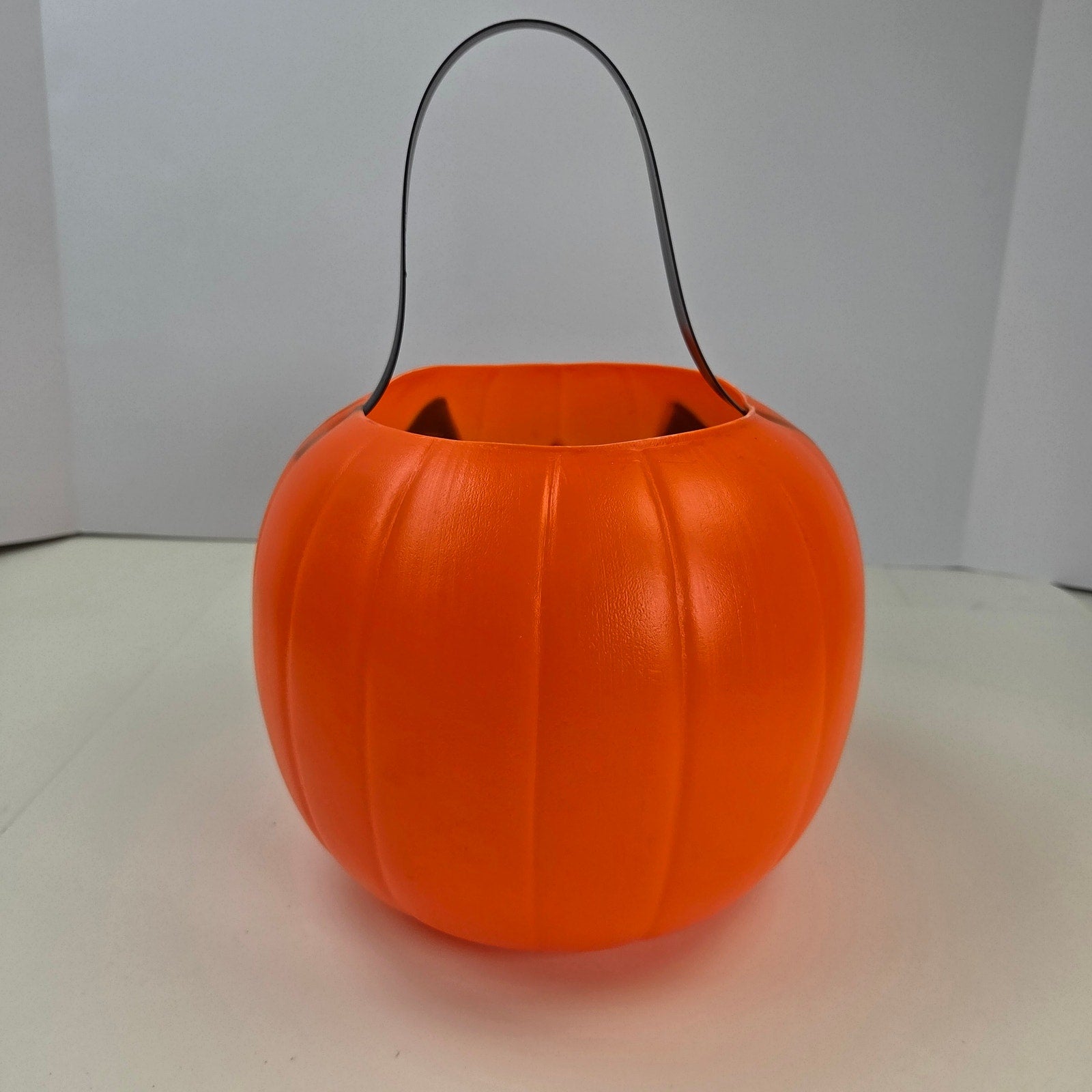 Vintage Empire Jack O Lantern Pumpkin Candy Bucket Trick Or Treat 7" Pail