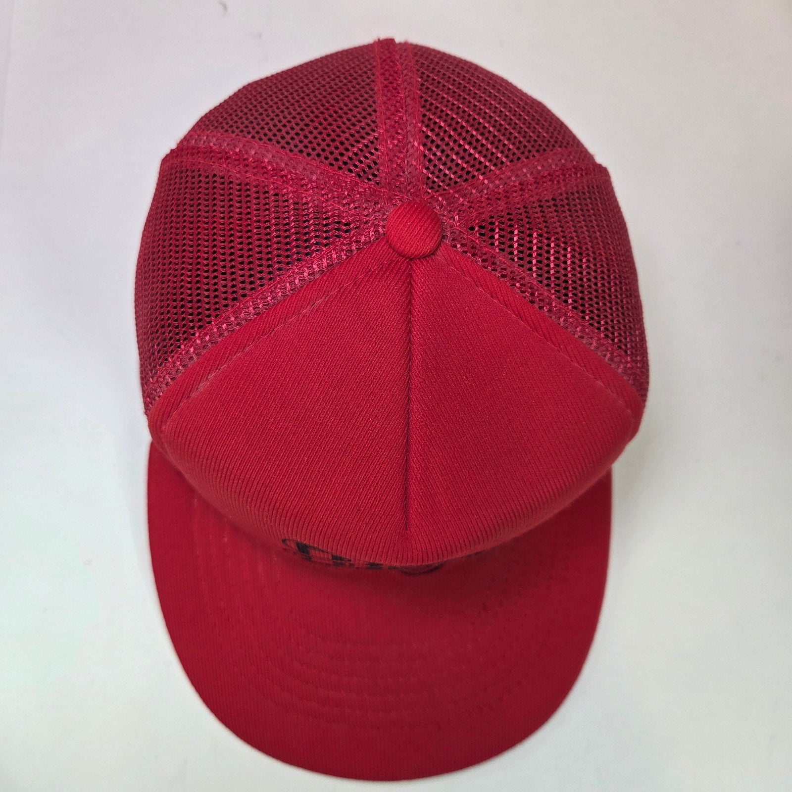 80s Capital Banning Junction Red Mesh Foam Snapback Trucker Cap Philippines