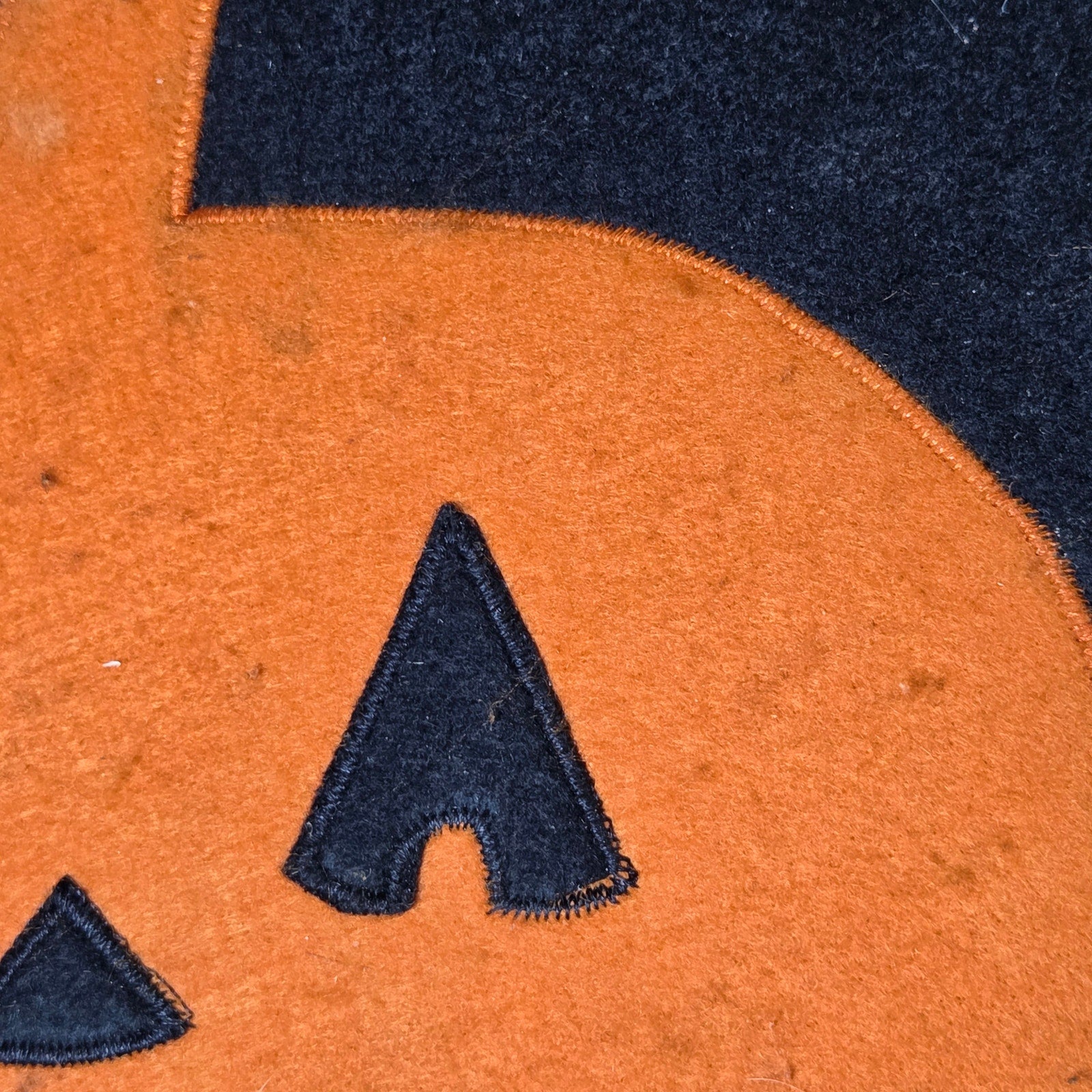 Vintage Halloween Pumpkin Table Runner & 3 Placemats Jack O Lantern Set
