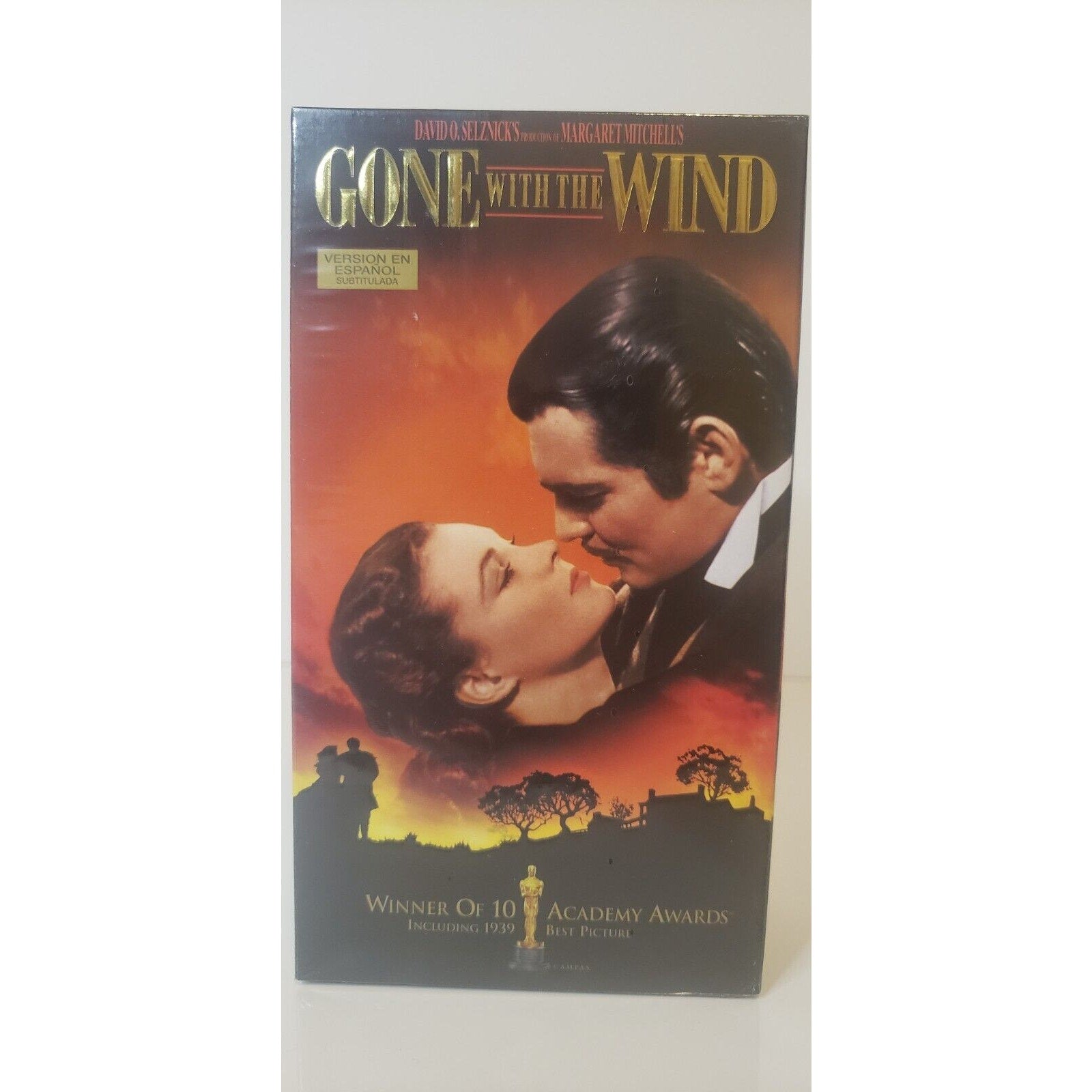 Gone With The Wind MGM Home Video 2 Tape VHS Box Set w/Espanol Subtitulada