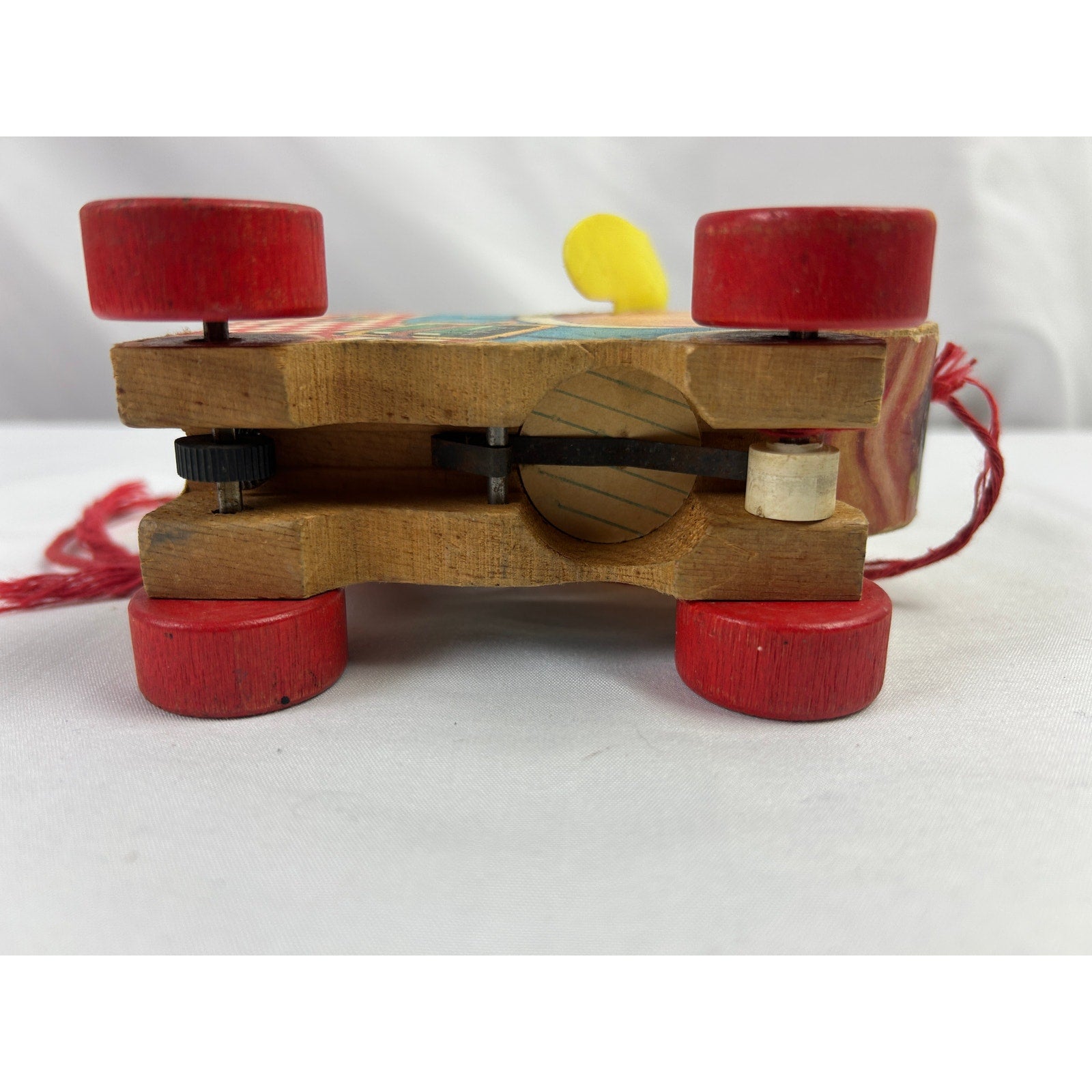 Fisher Price Peter Pig Pull Toy 840 Wood Litho 1950s Vintage Toy