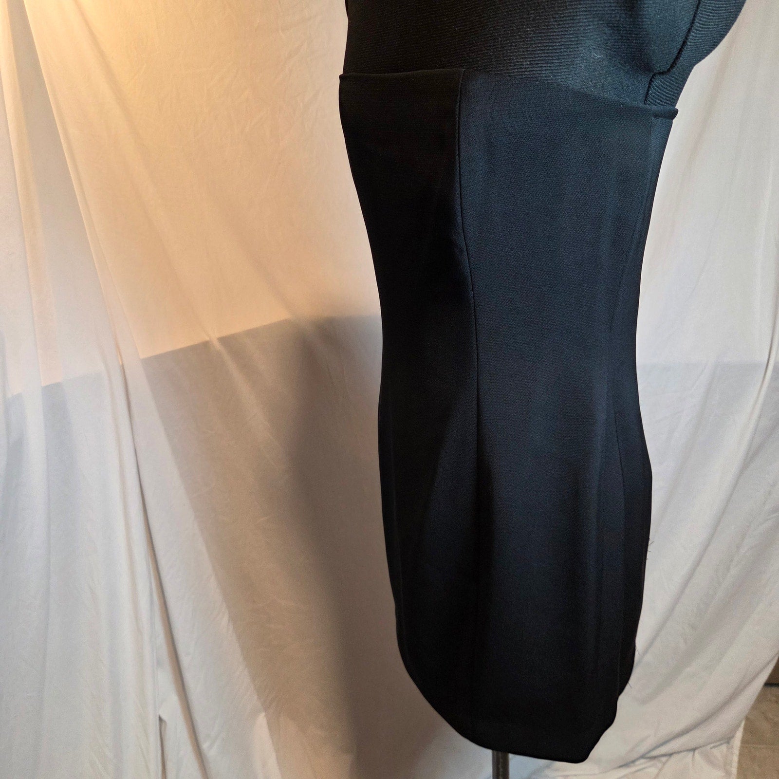 Hugo Buscati Collection Strapless Sheath Little Black Dress USA Womens 10