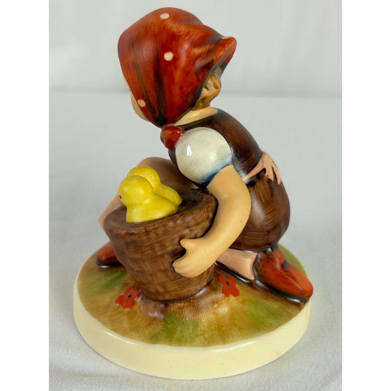Goebel W Germany Chick Girl Figurine Girl With Chicks Vintage