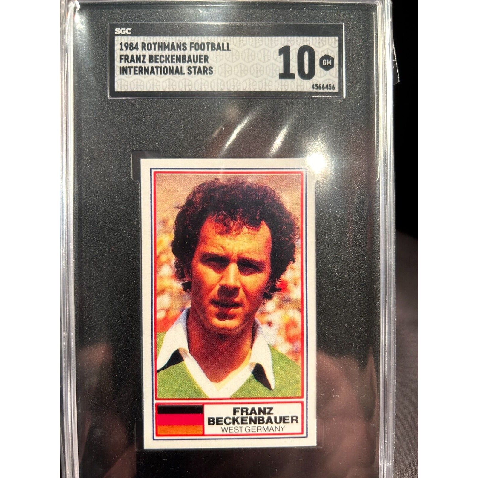 1984 Rothmans Football Franz Beckenbauer International Stars SGC 10