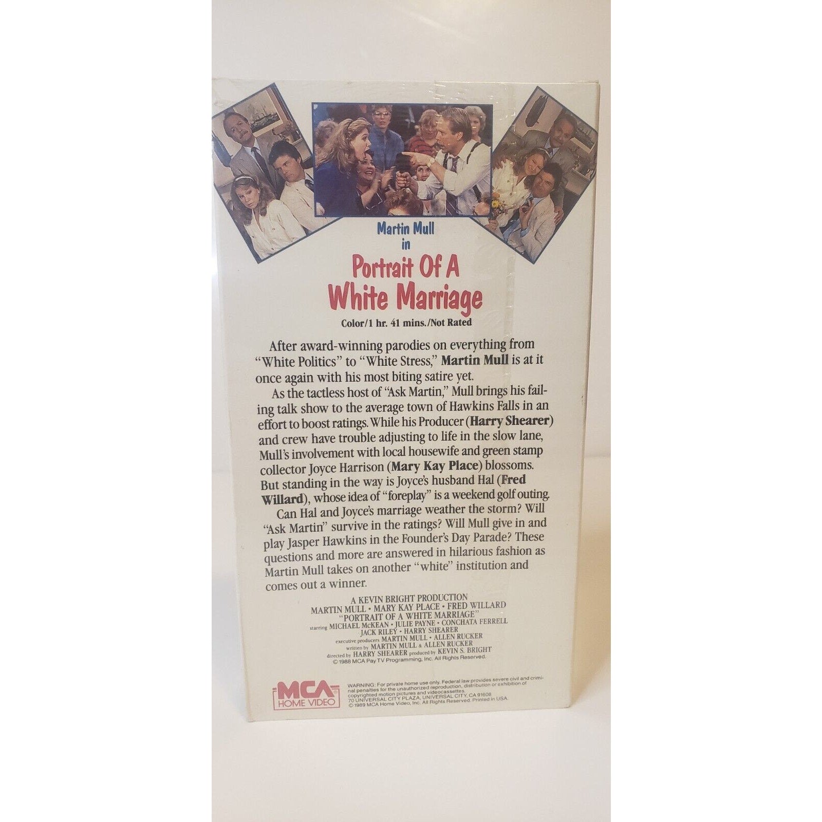 Portrait of a White Marriage VHS New Sealed 1989 *Rare