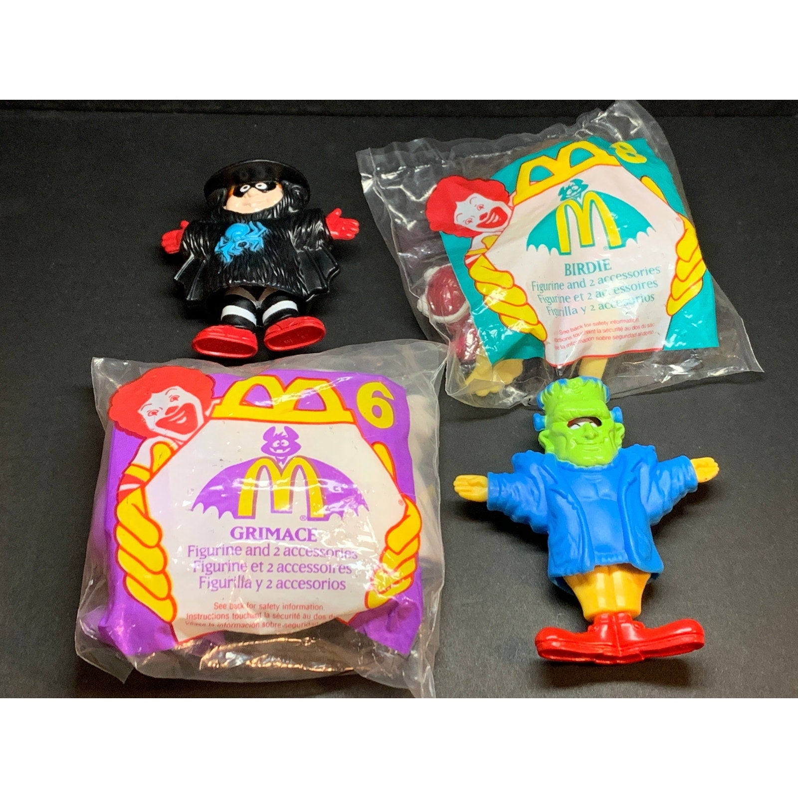 1995 1996 1998 McDonald's Halloween Happy Meal Toys Lot Of 12 Sealed Loose