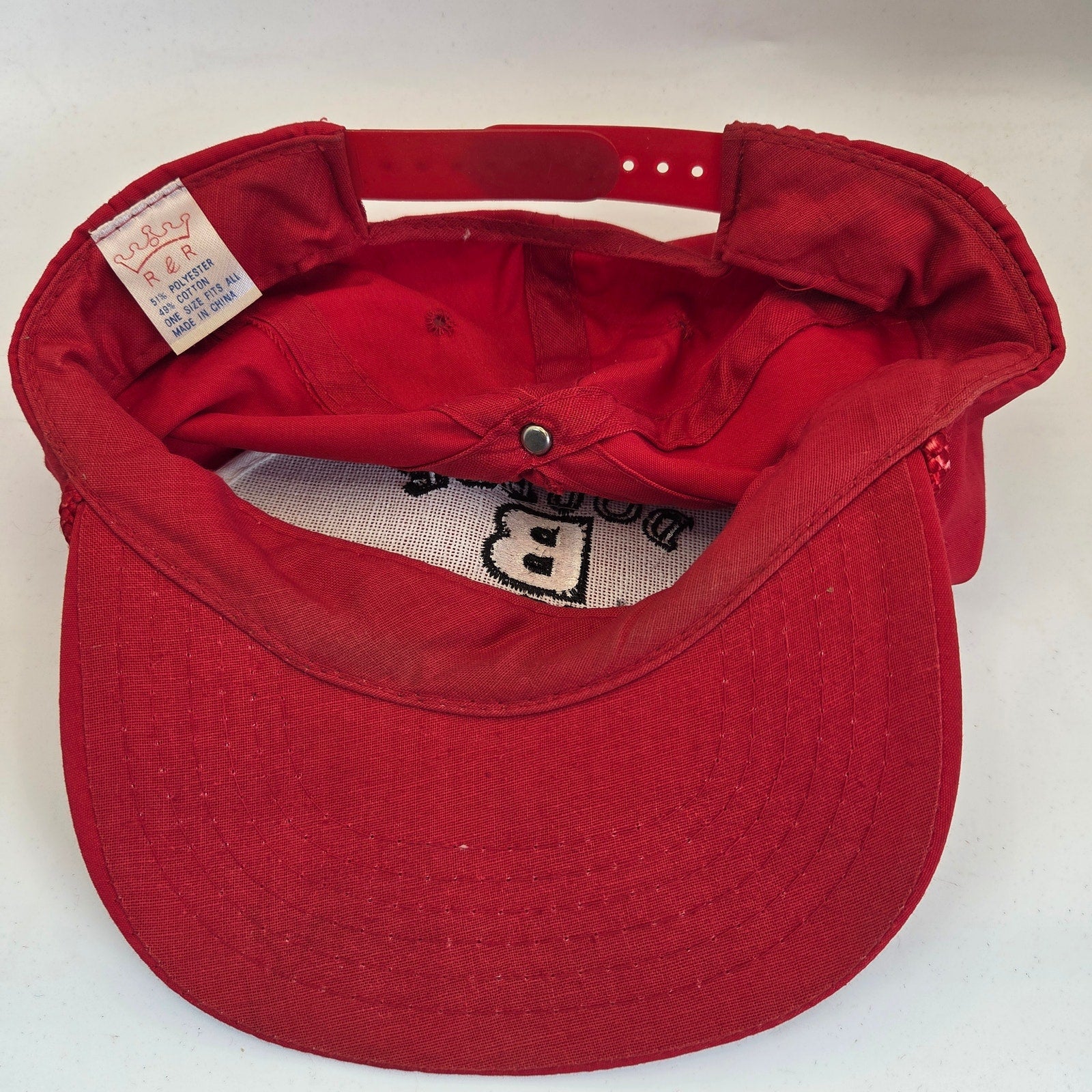 Vintage Double B Farms Transportation Division R&R Rope Snapback Hat OSFA