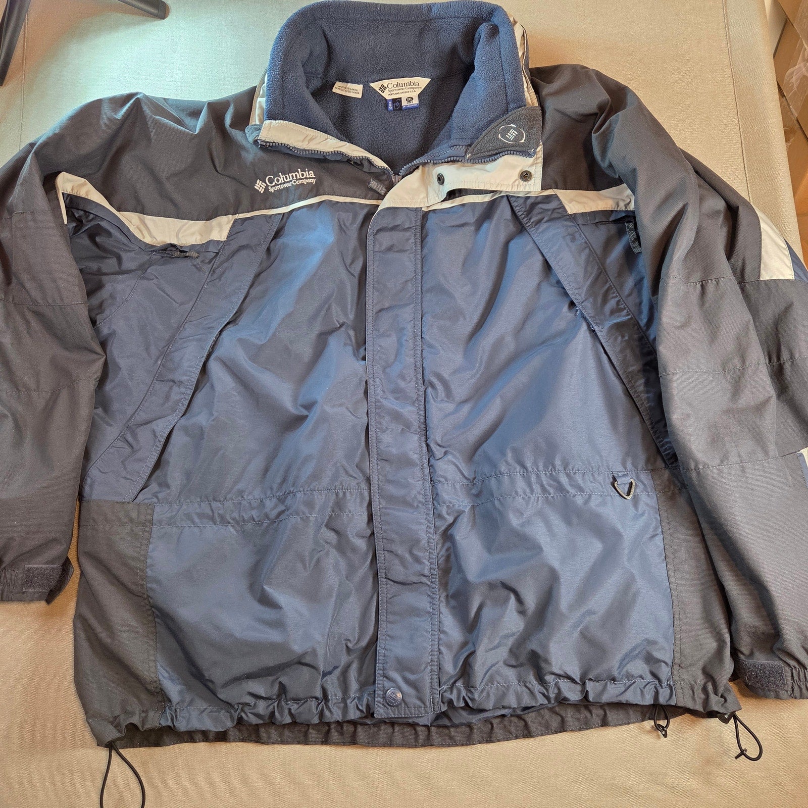 Columbia Core Interchange 3-in-1 Jacket SM 7198/7199 Men’s XXL Fleece Liner