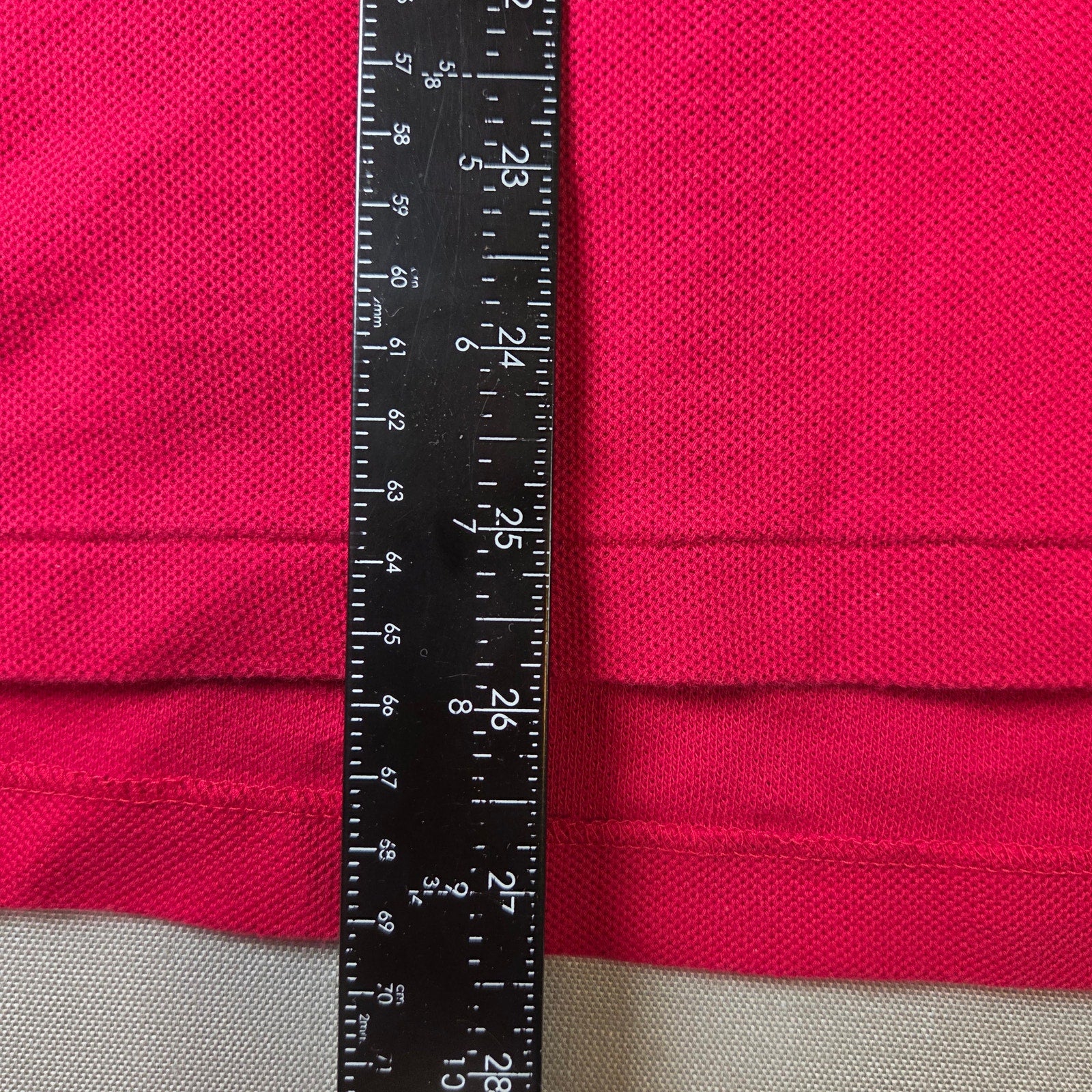 L.L. Bean Vintage Red Polo Shirt Made in USA 100% Cotton Mens Large