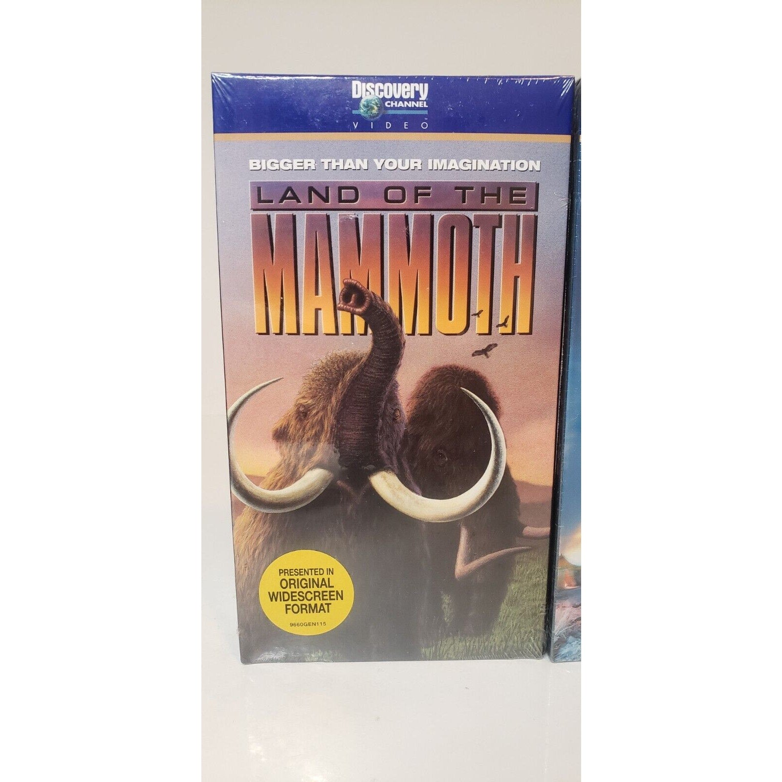 Discovery Channel Mammoth VHS New Sealed Lot of 2