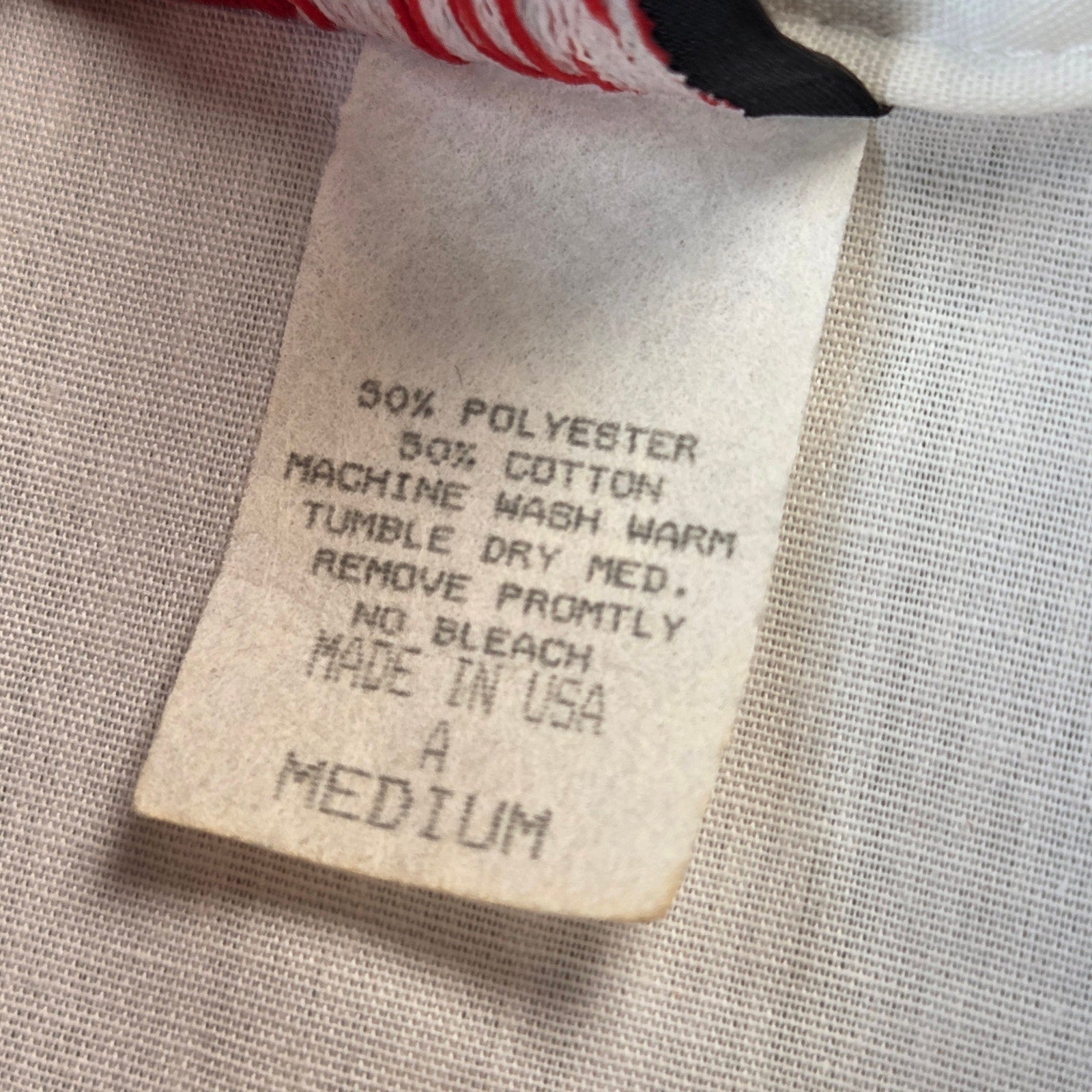 Sunbelt Sportswear Vintage Western Fringe Shirt Cowgirl Guitar USA M Medium