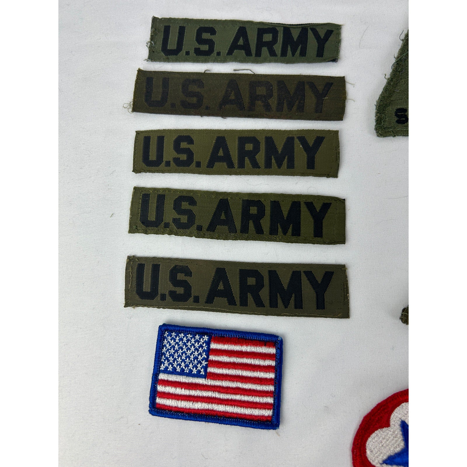 US Army Patch Lot 1st Armored Old Ironsides 3rd Infantry Korea 22 Pcs