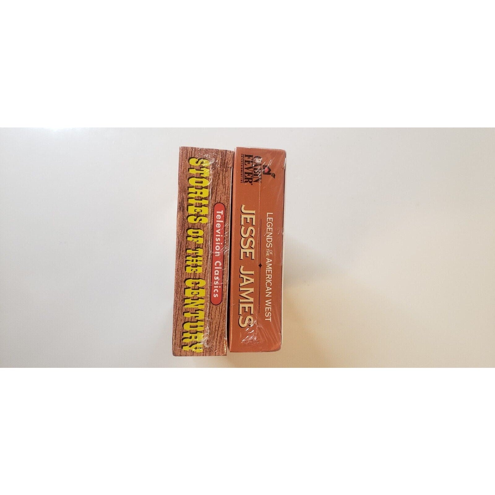 VHS New Lot of 2 - Jesse James Billy the Kid - Legends & Stories of the Century