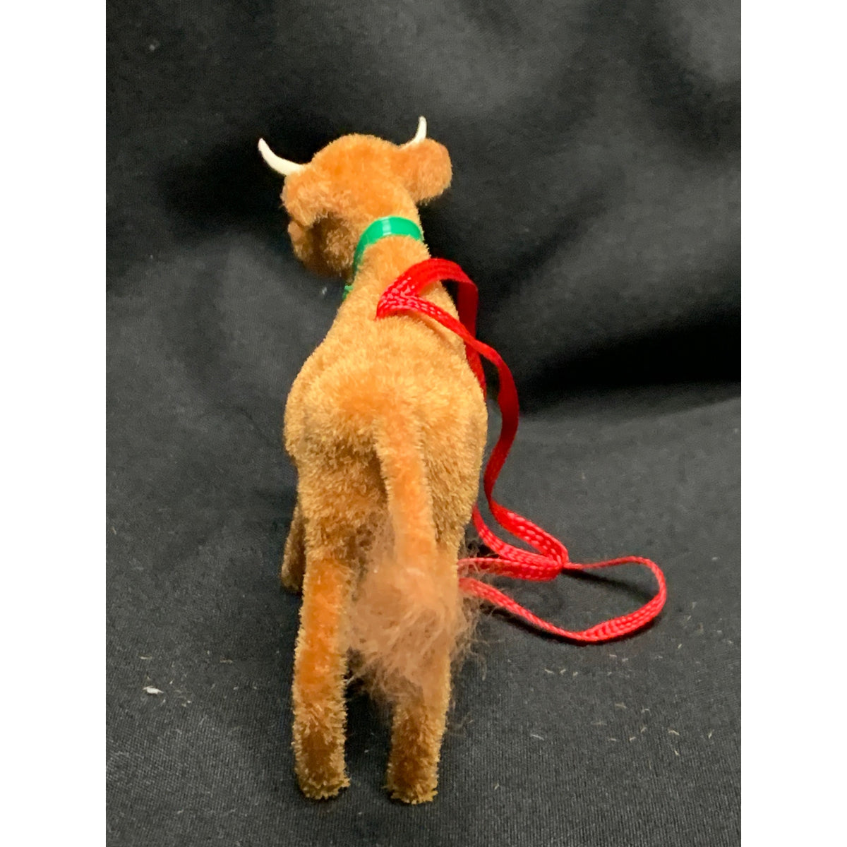 Vintage Wagner Handwork Flocked Cow Bell West Germany Ornament 1983-1990