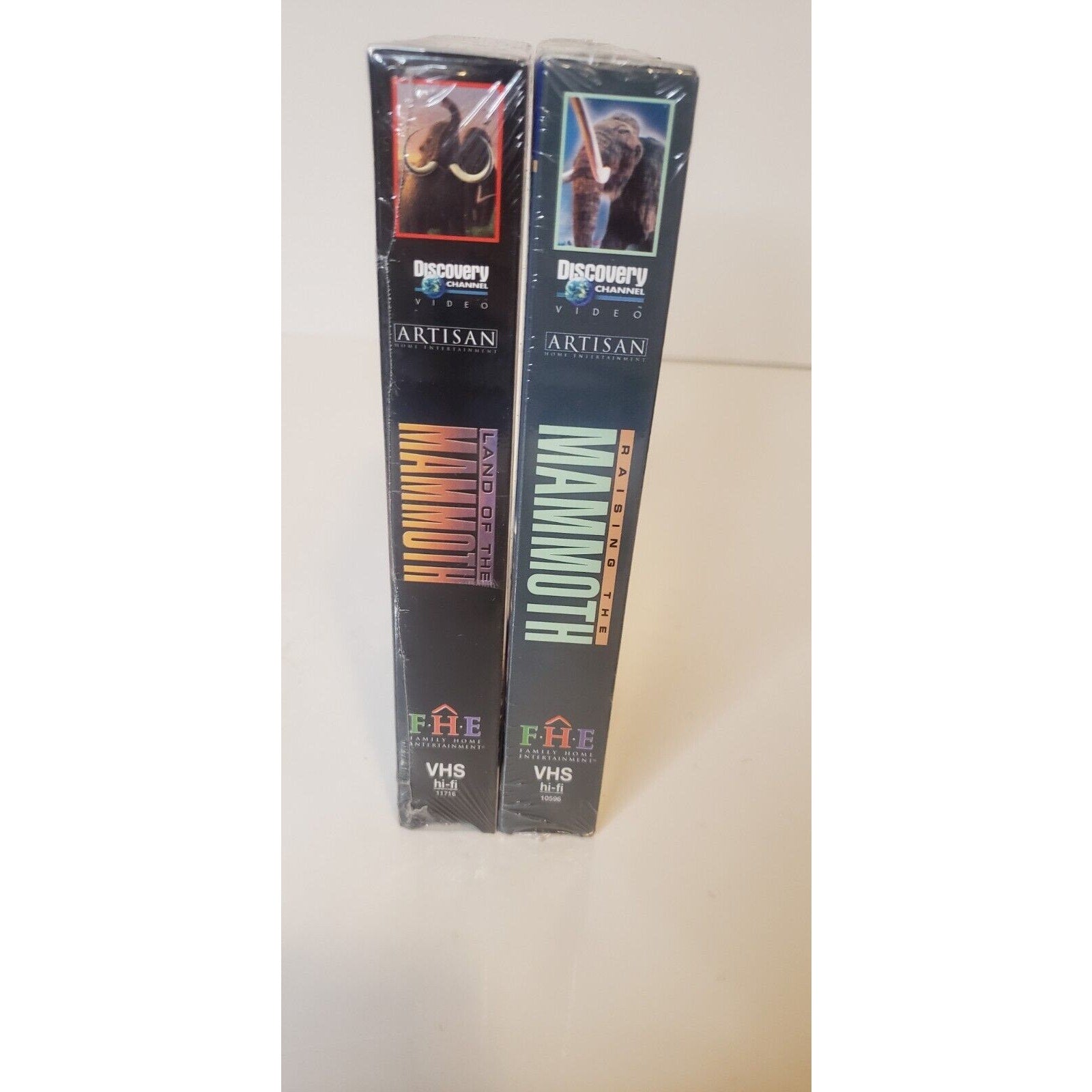 Discovery Channel Mammoth VHS New Sealed Lot of 2