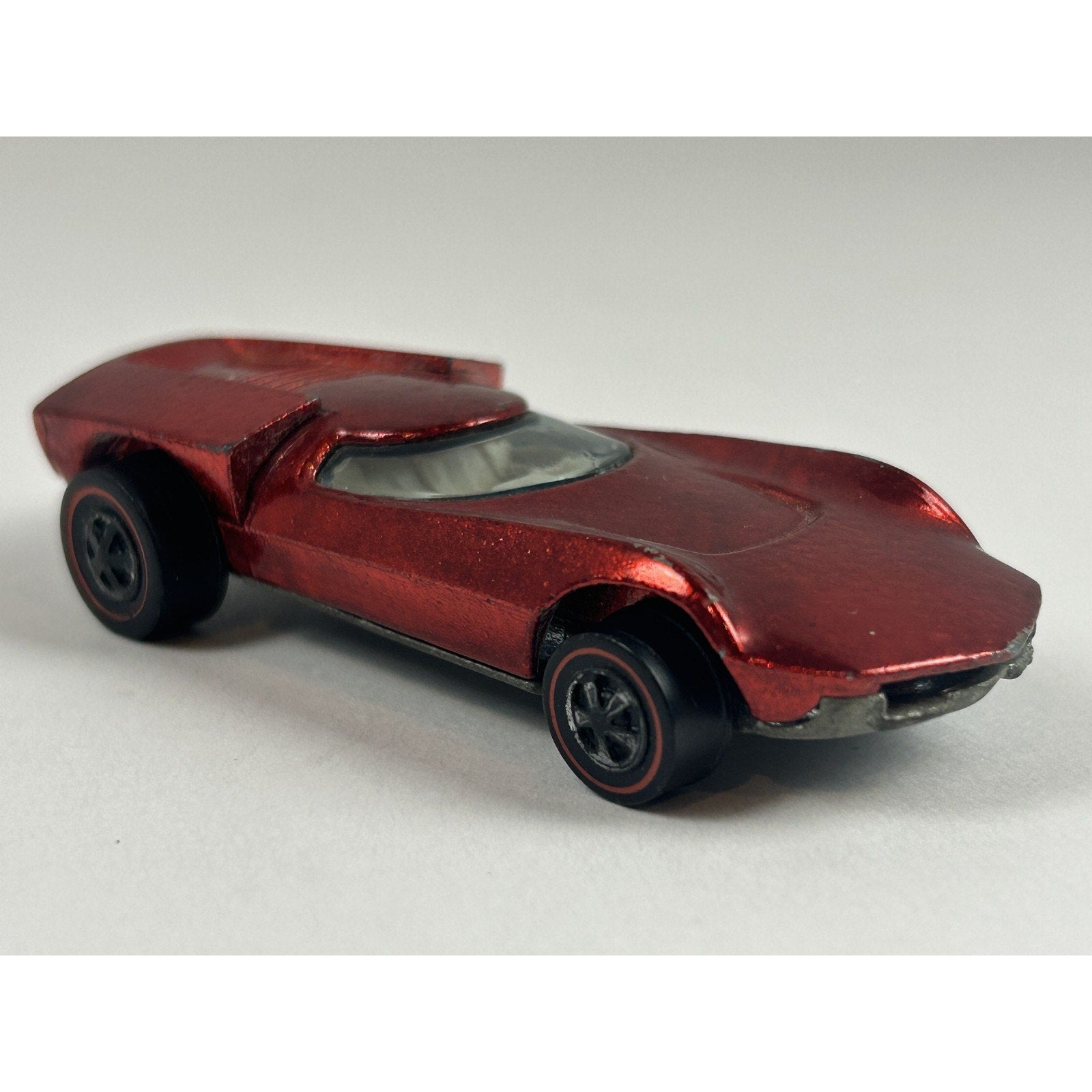 Vintage Hot Wheels Redline Turbofire Diecast Car 1969 USA Spectraflame Red