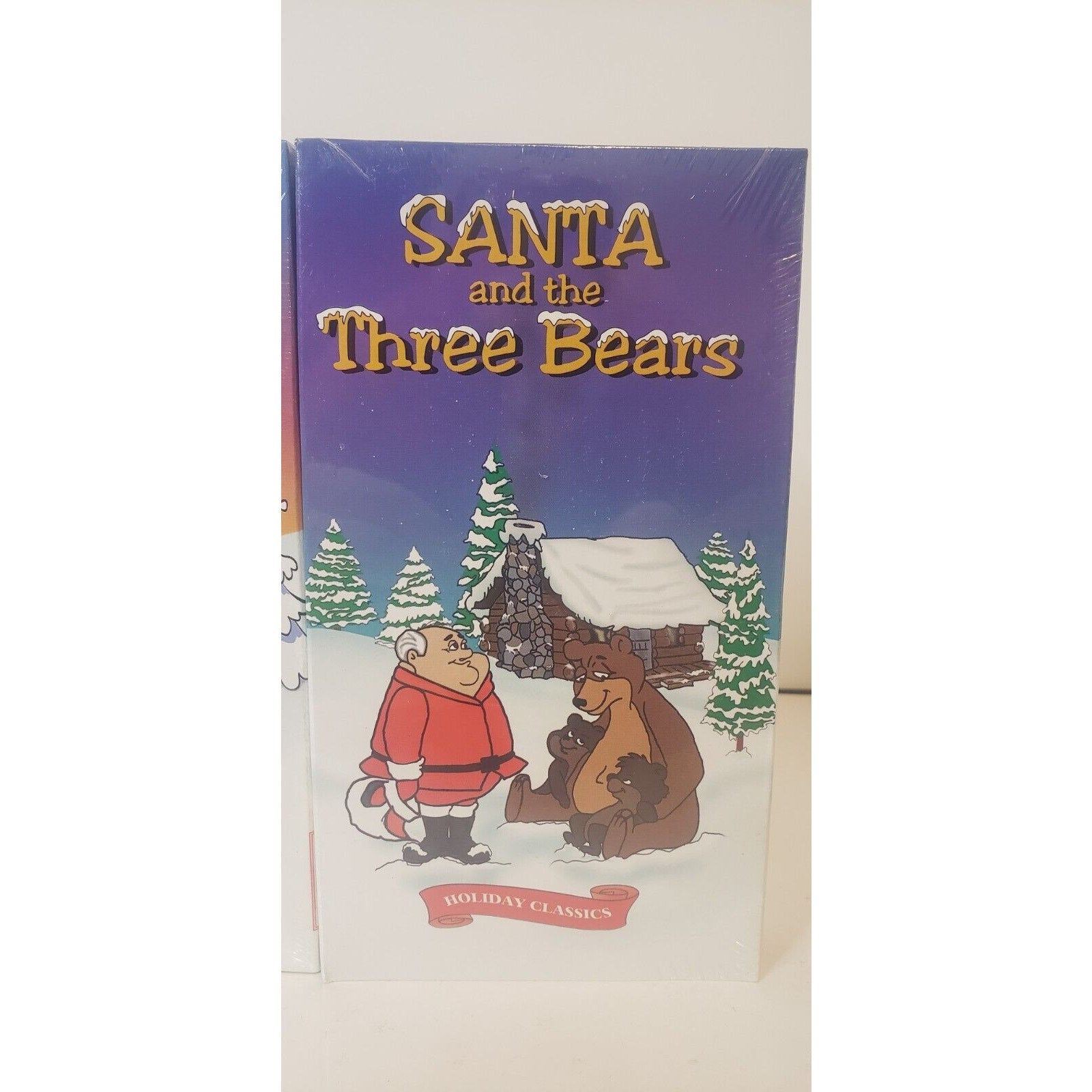 Christmas Kids VHS Lot of 3 - Christmas Train, Santa & 3 Bears, Rudolph NEW