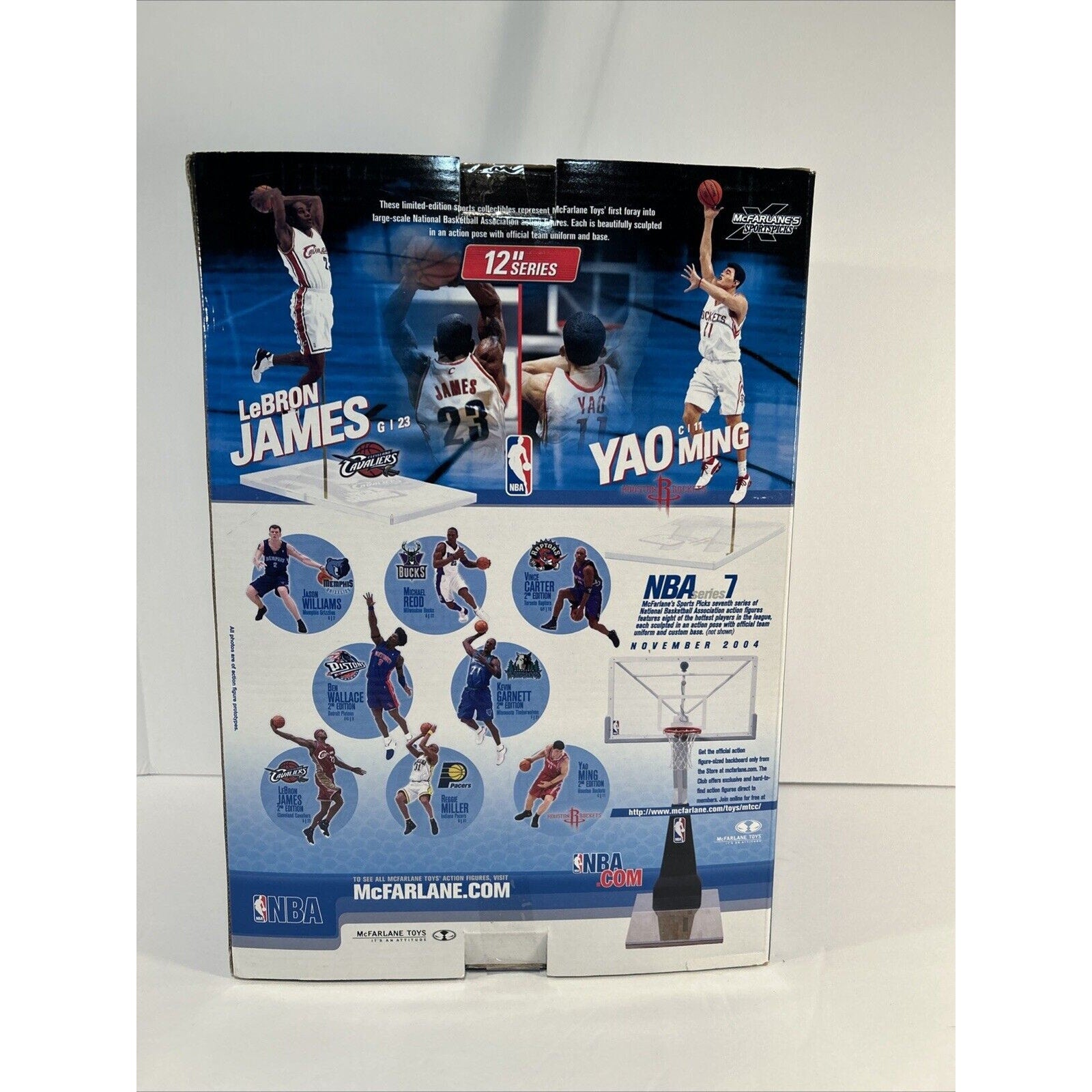 2004 McFarlane 12" LeBron James Figure Cleveland #23 Cavaliers New in Box NBA