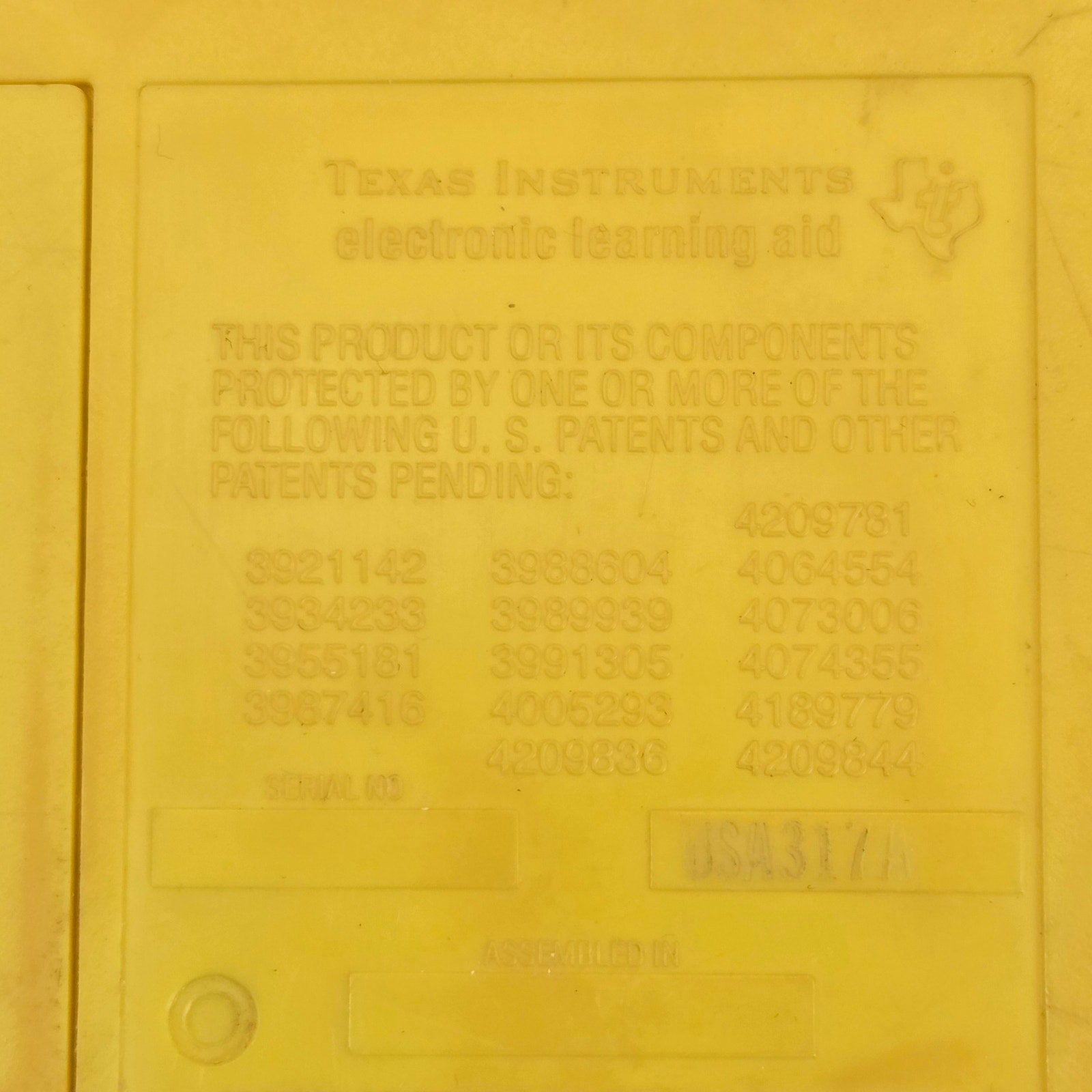 Vintage Texas Instruments Speak & Read Electronic Learning Aid Tested Works